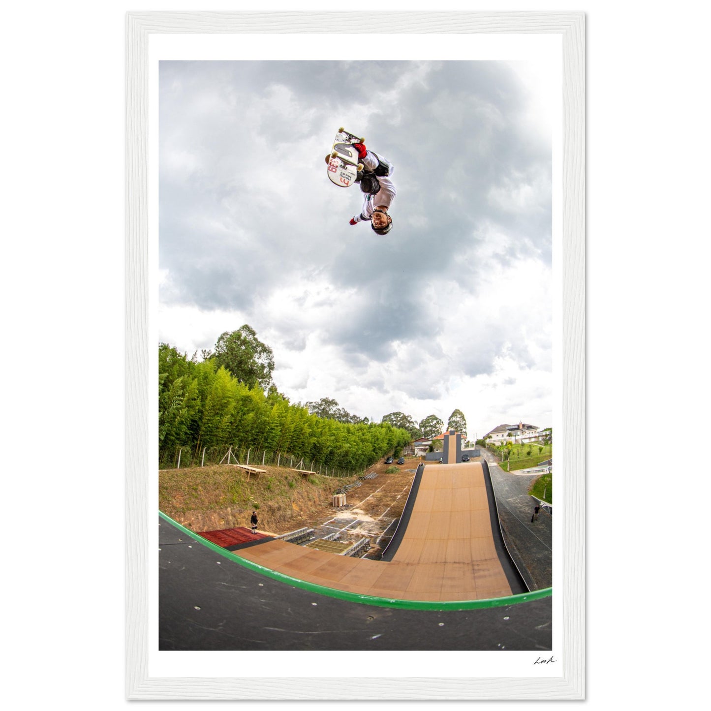 Curitiba Brazil - Premium Matte Paper Wooden Framed Poster