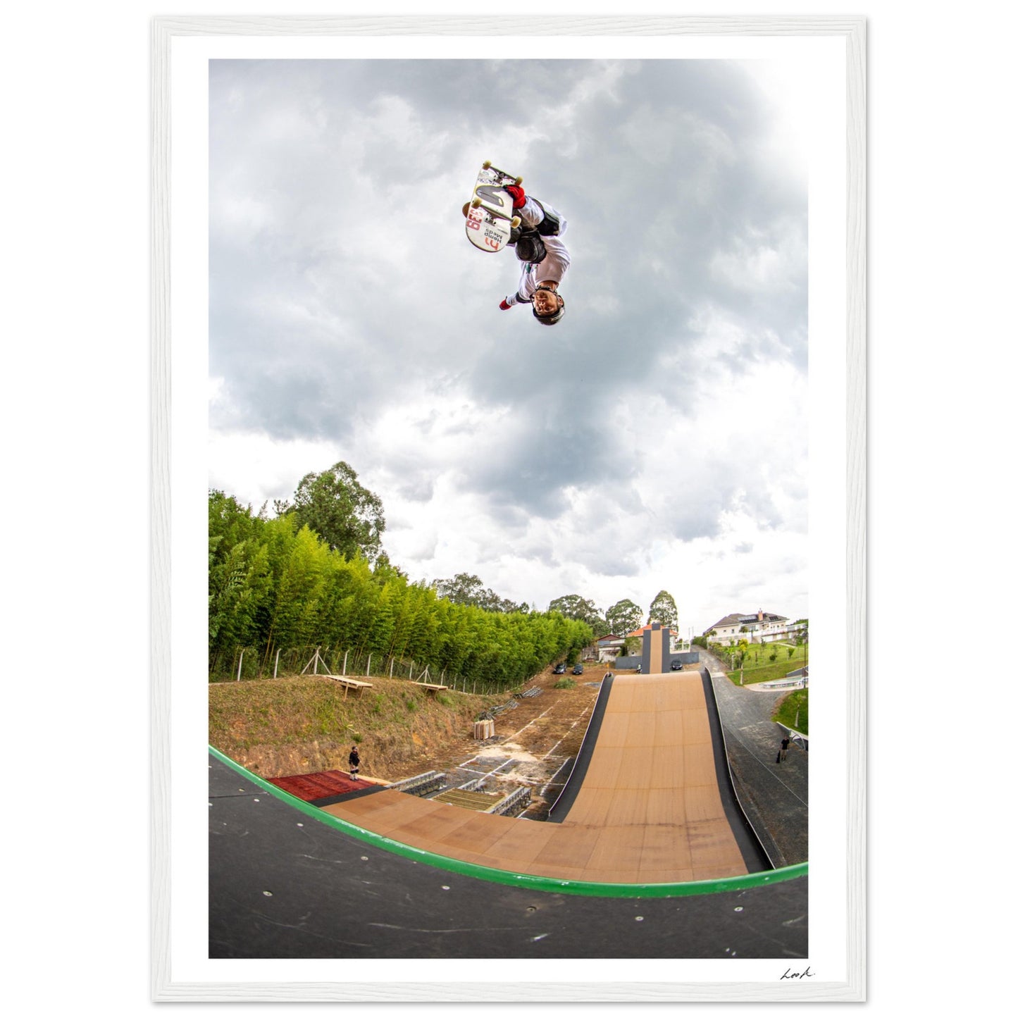 Curitiba Brazil - Premium Matte Paper Wooden Framed Poster