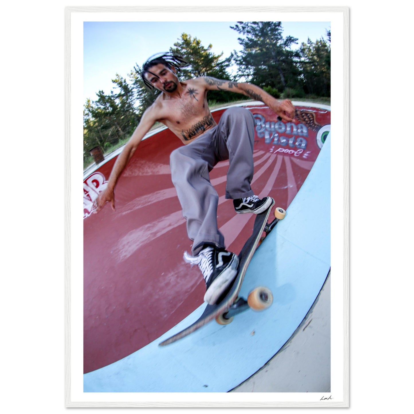 FS Feeble Buena Vista Pool - Premium Matte Paper Wooden Framed Poster