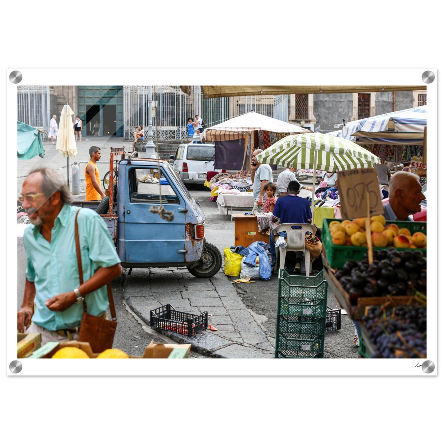 Street of Catania 2 - Acrylic Print