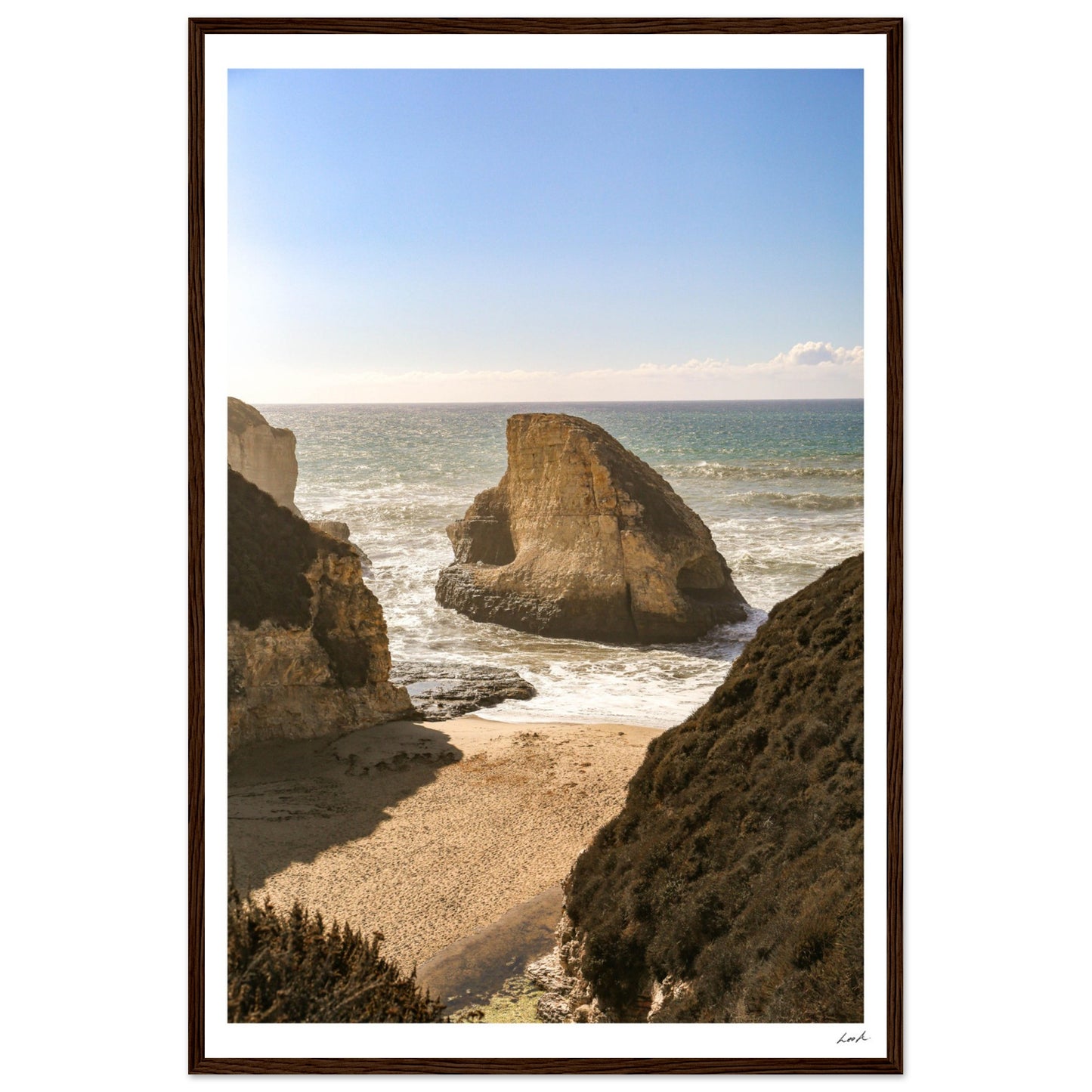 Daven Port Sharkfin - Premium Matte Paper Wooden Framed Poster