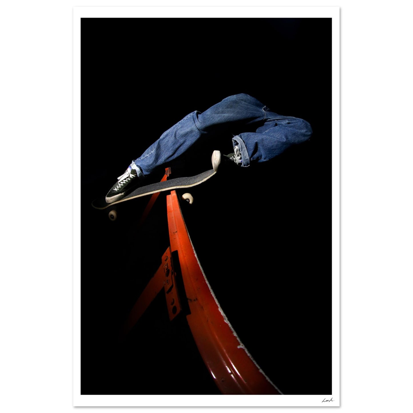 Lou Rock and Roll - Aluminum Print