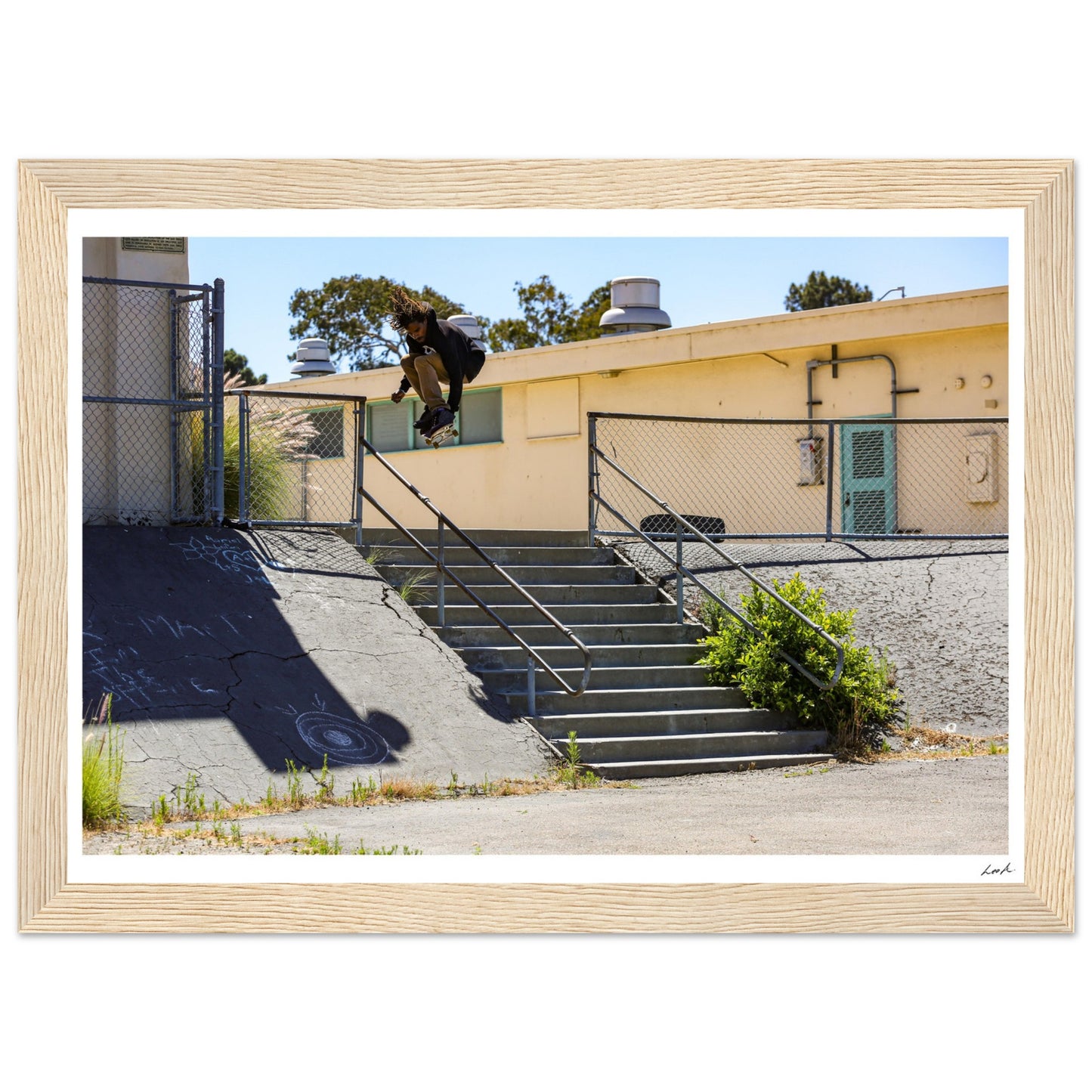 Melon Grab - Premium Matte Paper Wooden Framed Poster