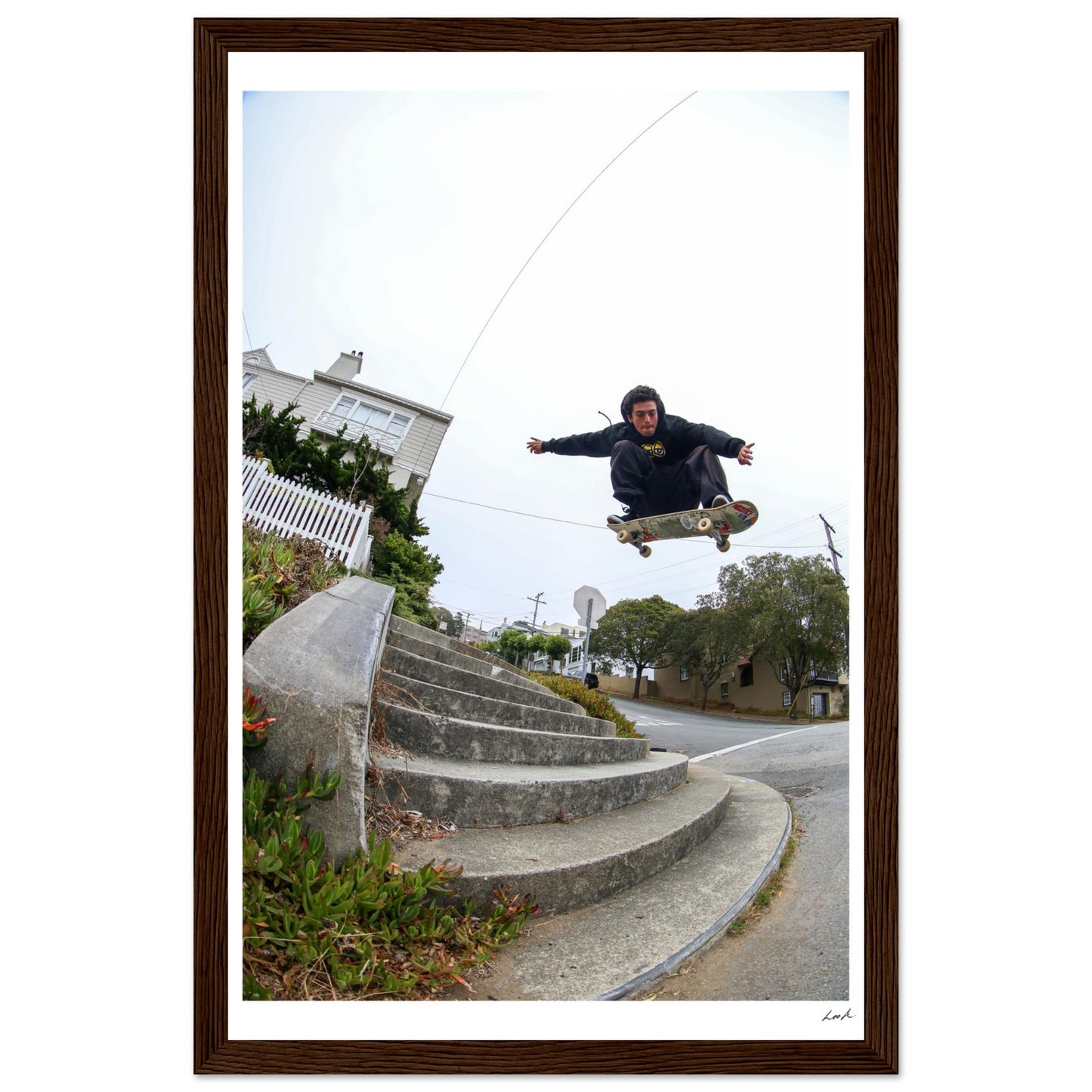 Ollie - Premium Matte Paper Wooden Framed Poster