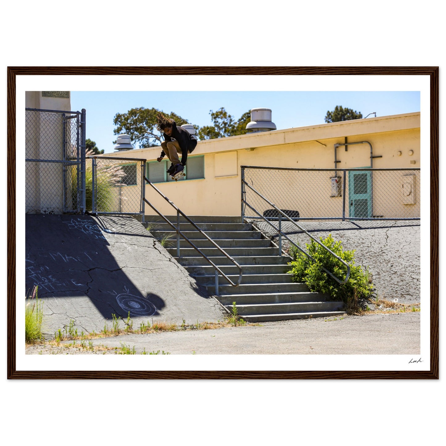 Melon Grab - Premium Matte Paper Wooden Framed Poster