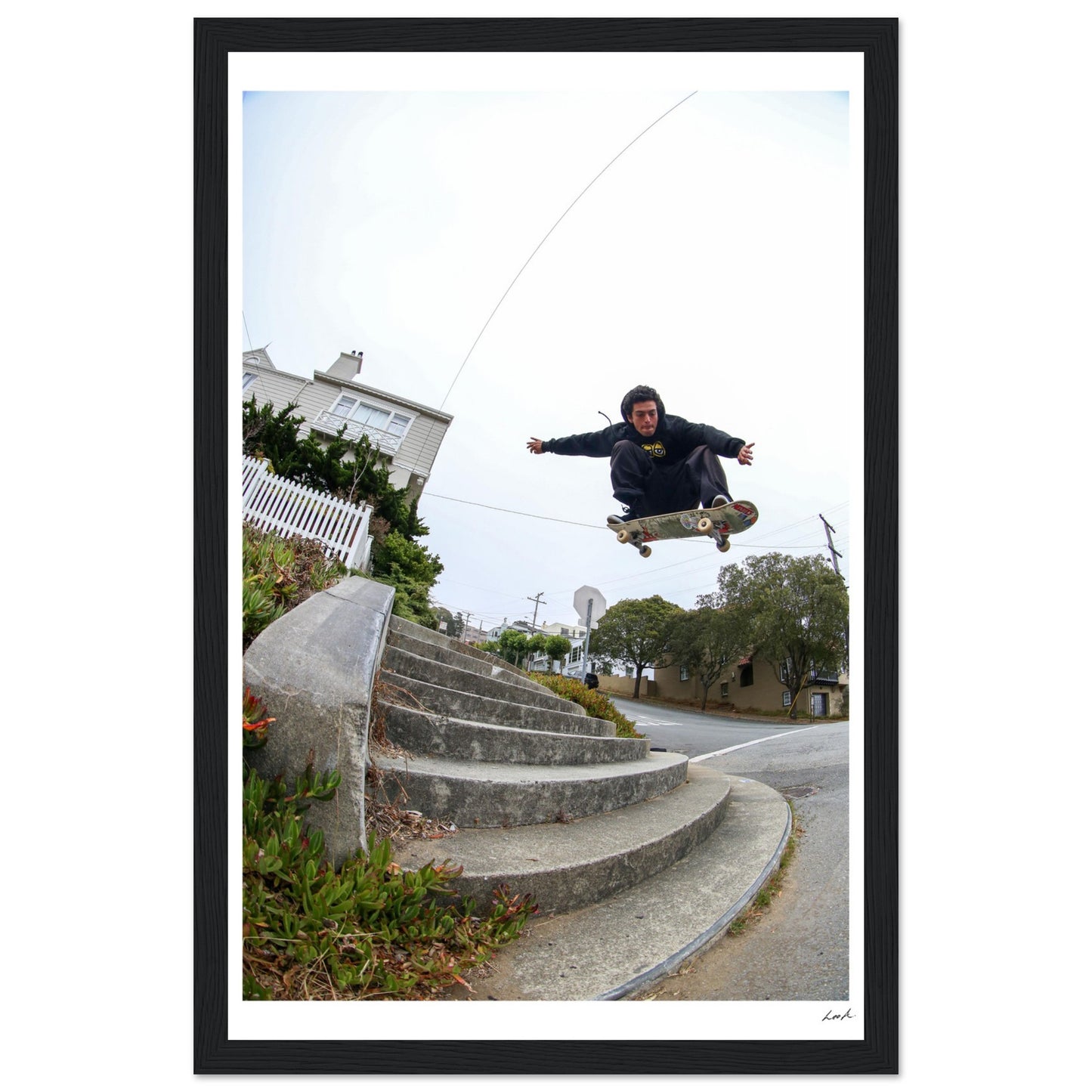 Ollie - Premium Matte Paper Wooden Framed Poster