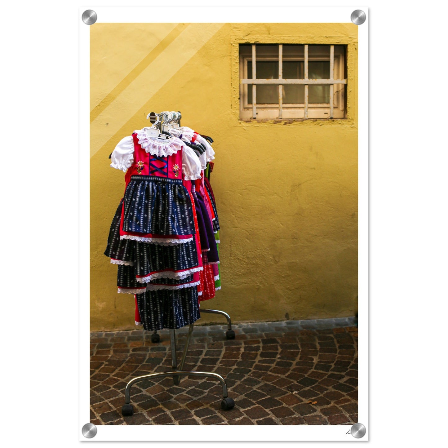 Street of Villa CH 2 - Acrylic Print