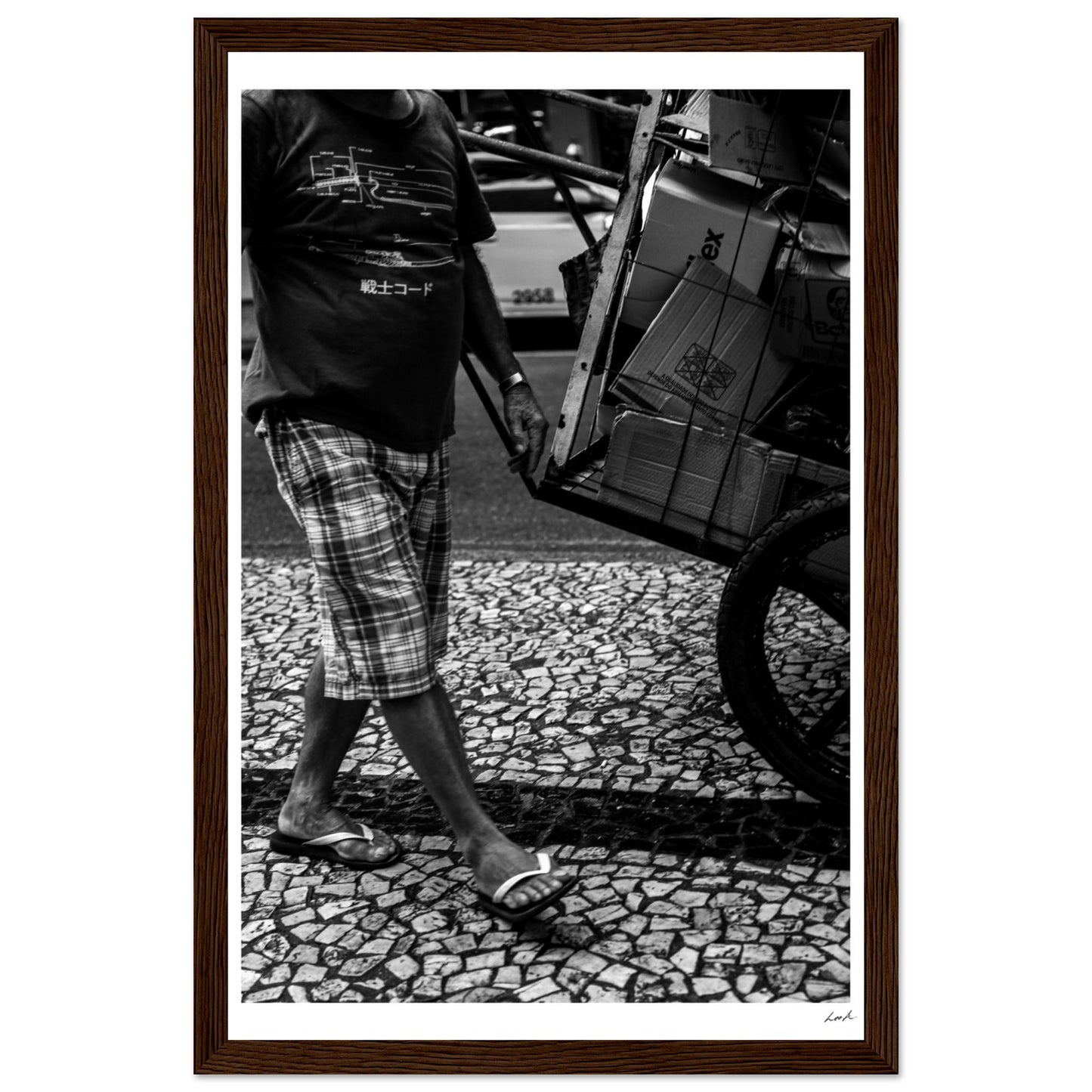 Street of CWB - Premium Matte Paper Wooden Framed Poster