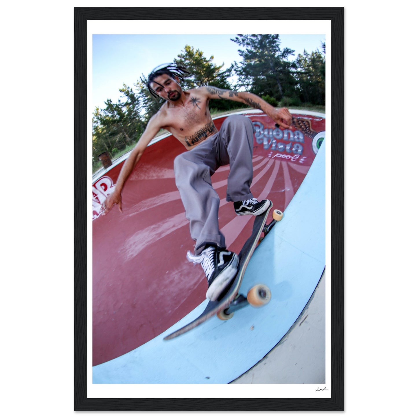 FS Feeble Buena Vista Pool - Premium Matte Paper Wooden Framed Poster