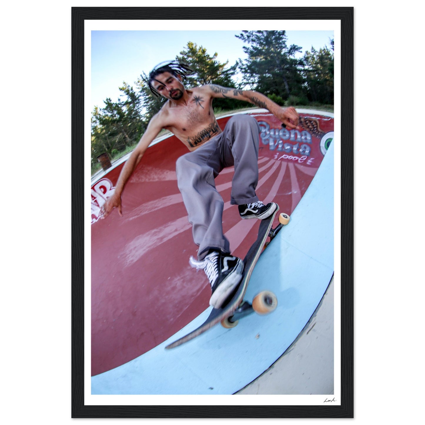 FS Feeble Buena Vista Pool - Premium Matte Paper Wooden Framed Poster