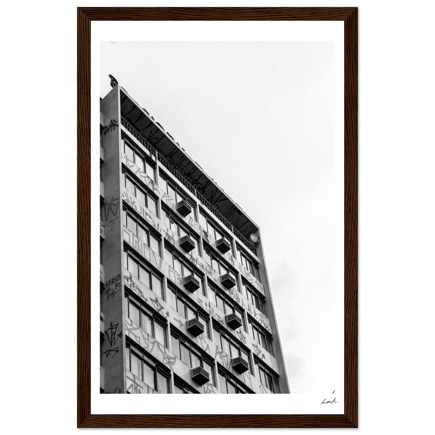 Street of CWB 3 - Premium Matte Paper Wooden Framed Poster