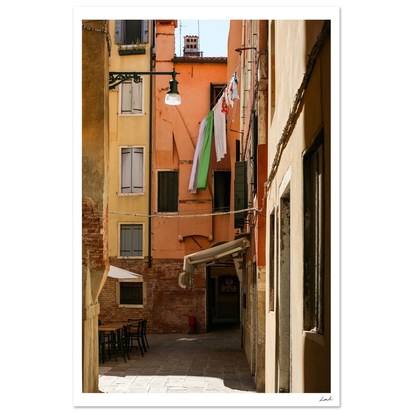 Street of Venice - Aluminum Print