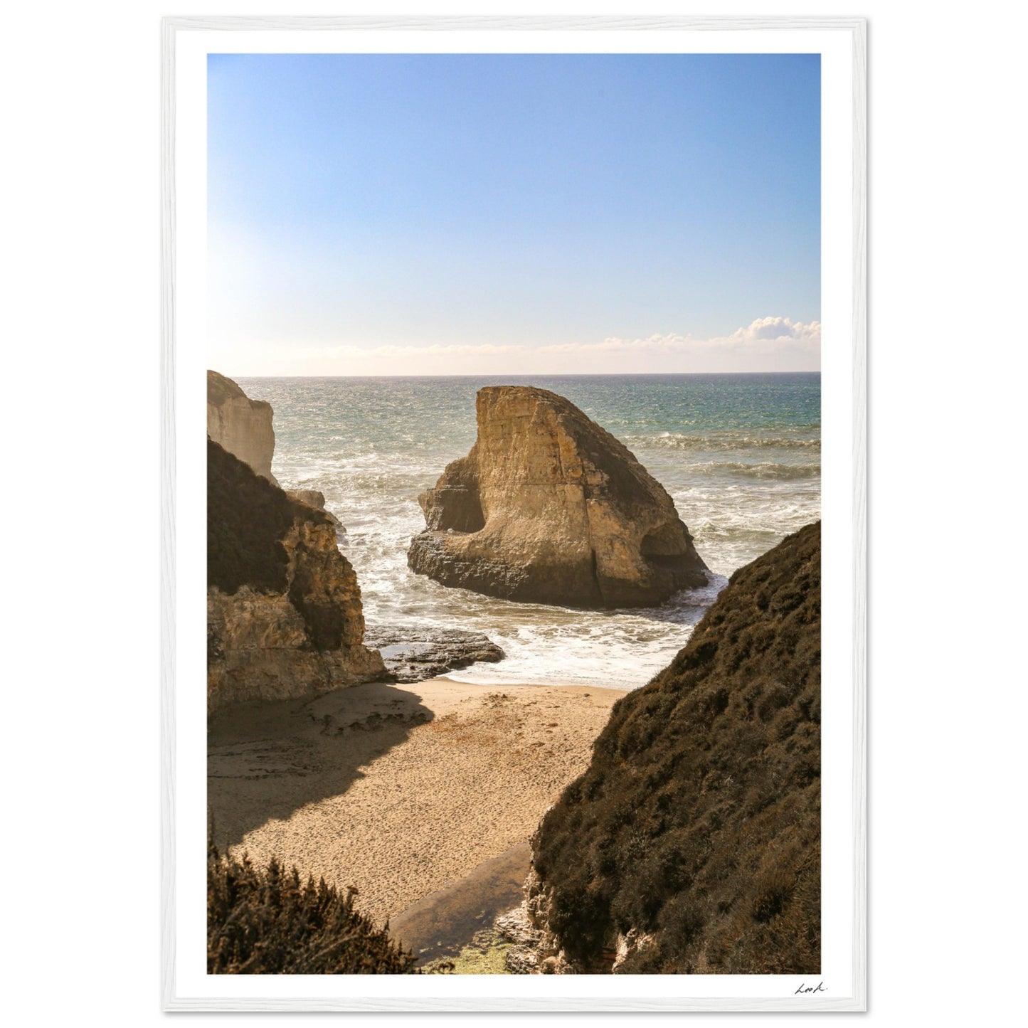 Daven Port Sharkfin - Premium Matte Paper Wooden Framed Poster