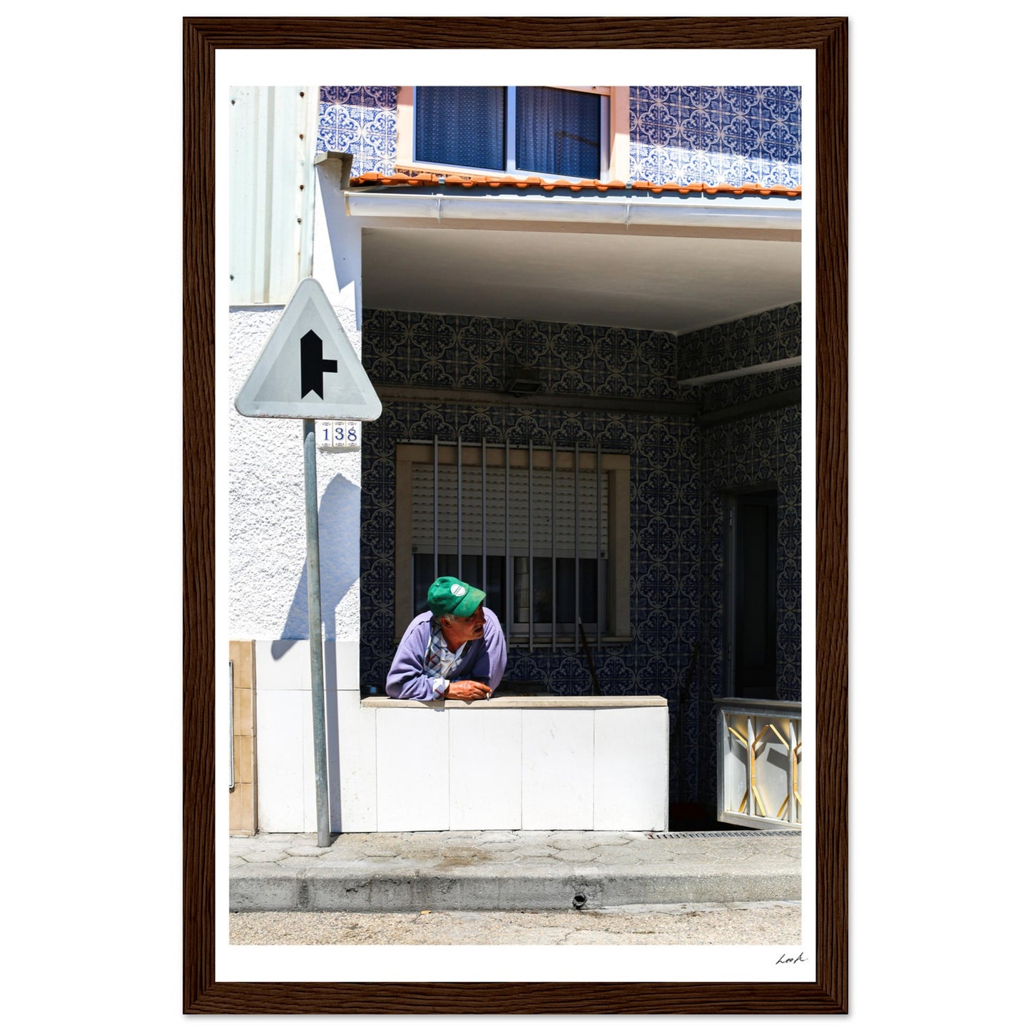 Morador de Costa Nova - Premium Matte Paper Wooden Framed Poster