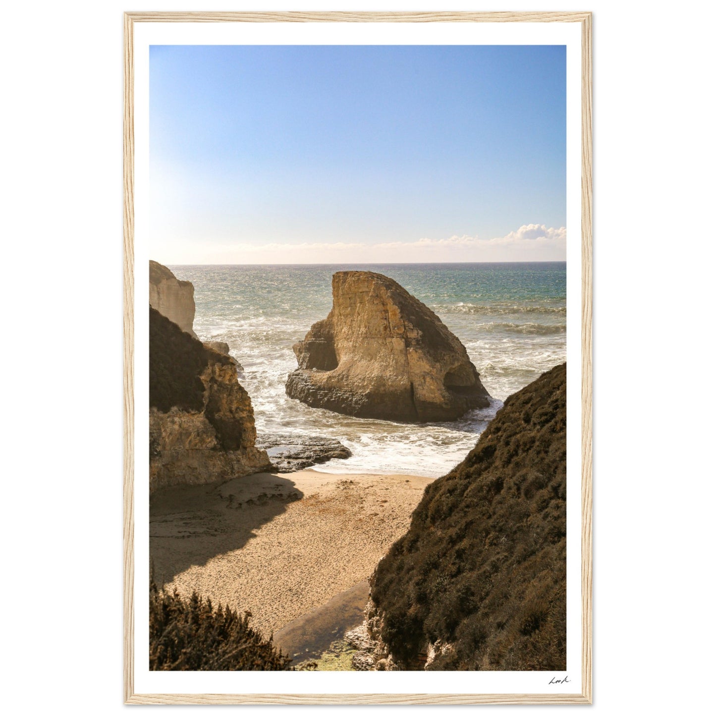 Daven Port Sharkfin - Premium Matte Paper Wooden Framed Poster