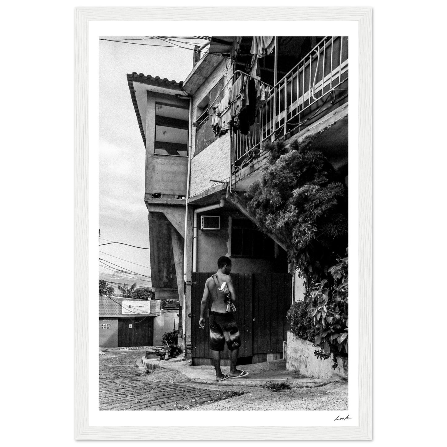 Street of RJ 3 - Premium Matte Paper Wooden Framed Poster
