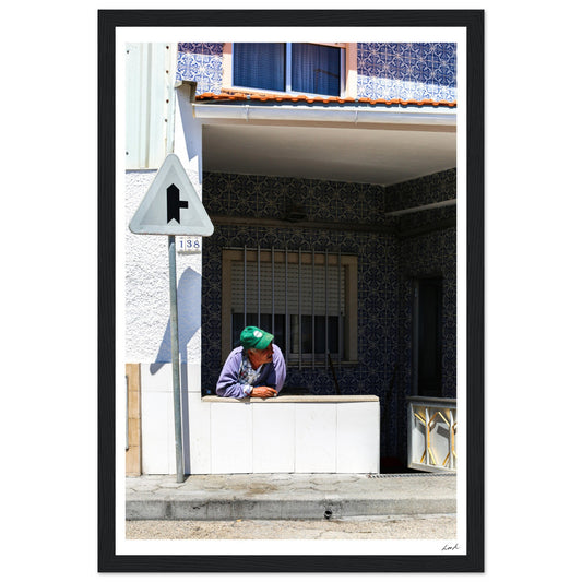 Morador de Costa Nova - Premium Matte Paper Wooden Framed Poster