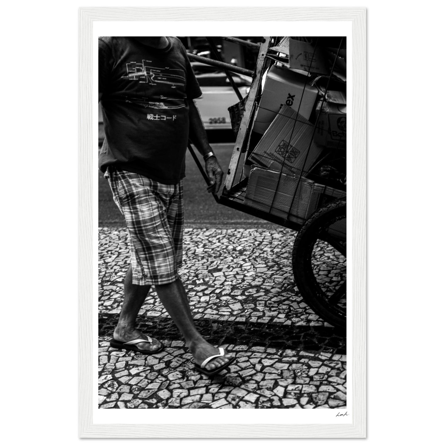 Street of CWB - Premium Matte Paper Wooden Framed Poster