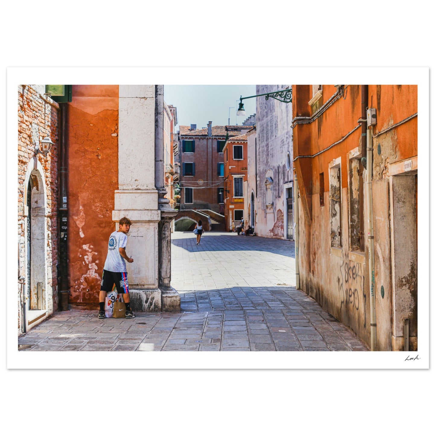 Street of Venice 5 - Aluminum Print