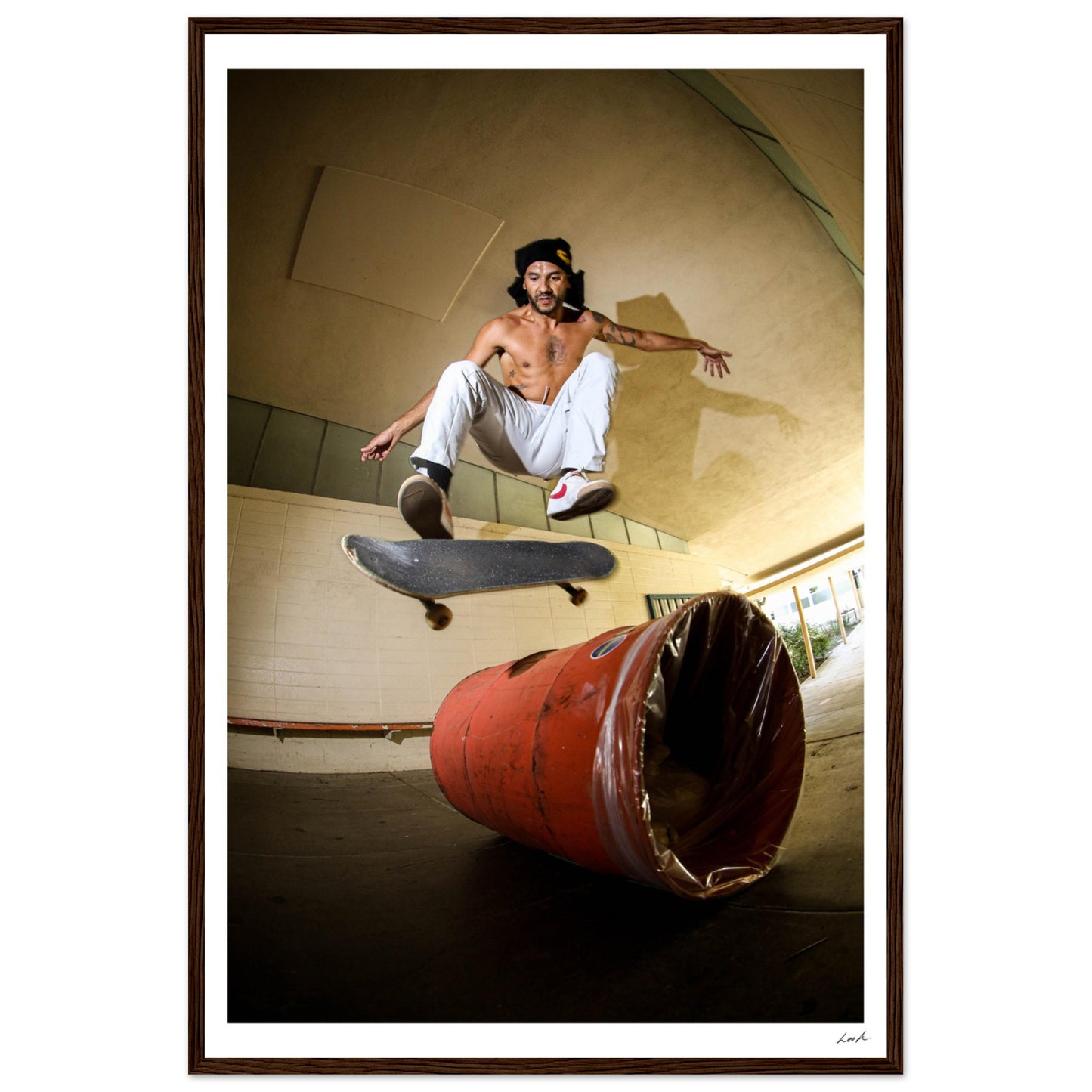 Kickflip 2 - Premium Matte Paper Wooden Framed Poster