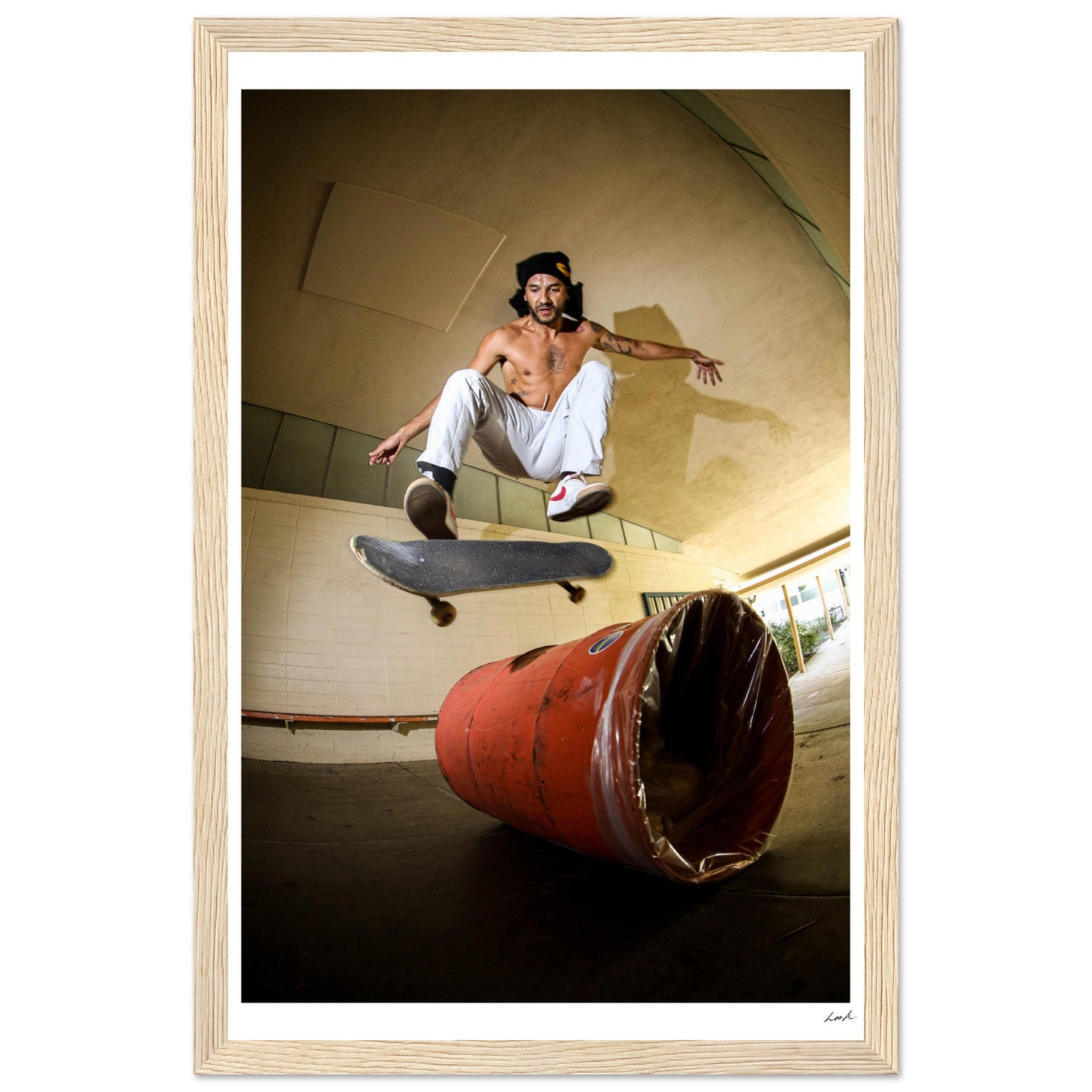 Kickflip 2 - Premium Matte Paper Wooden Framed Poster