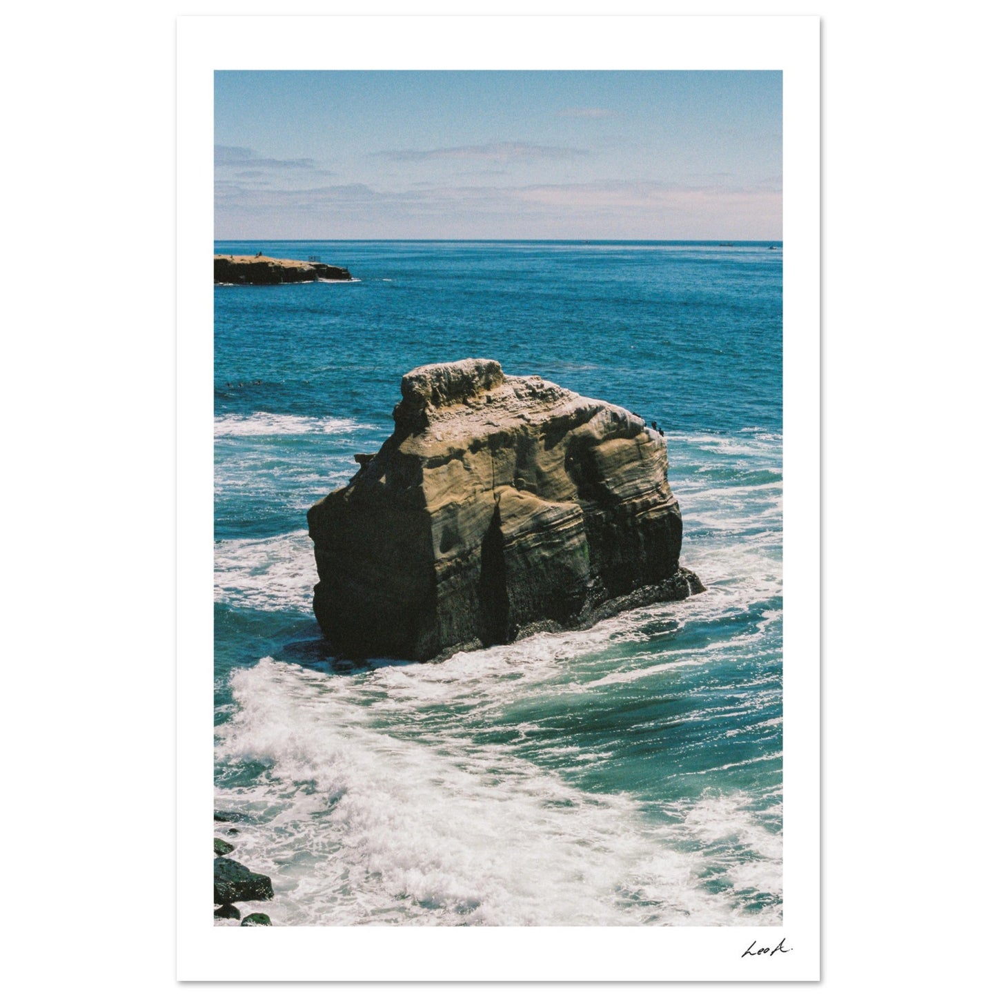 Sunset Cliff 2 - Aluminum Print