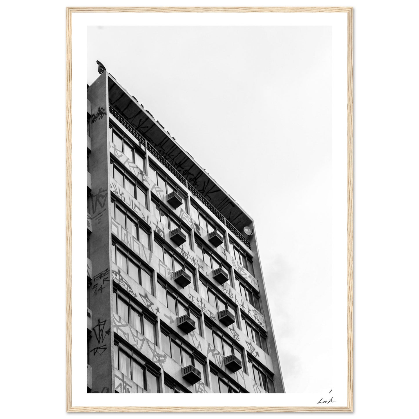 Street of CWB 3 - Premium Matte Paper Wooden Framed Poster