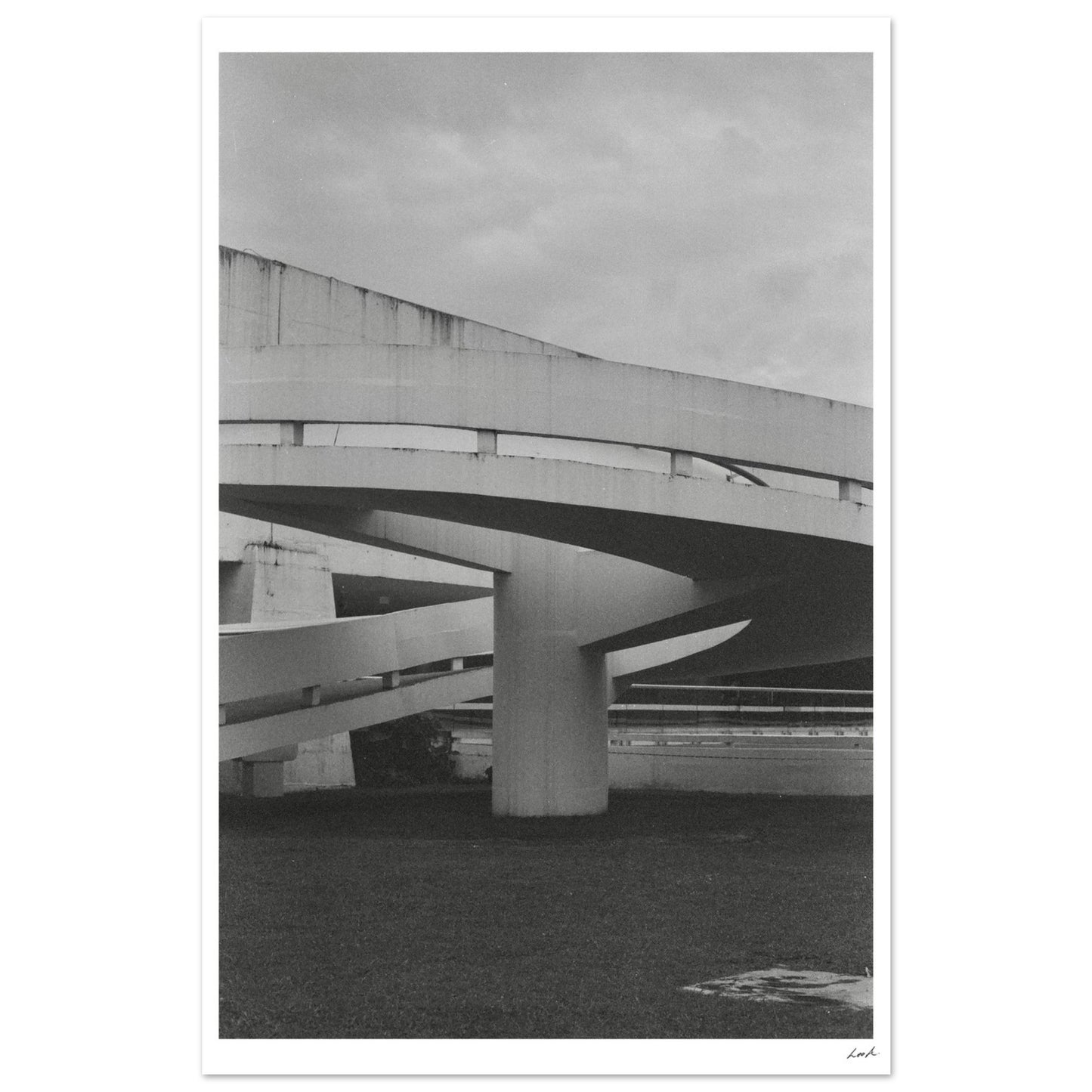 MONb_w - Premium Semi-Glossy Paper Poster