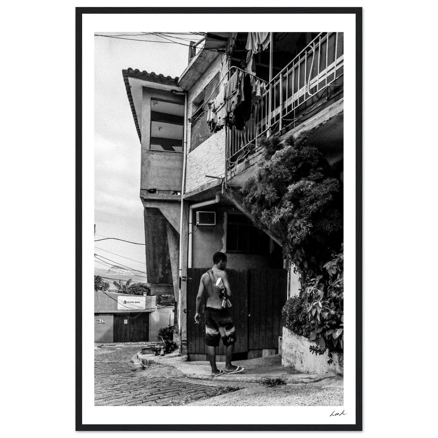 Street of RJ 3 - Premium Matte Paper Wooden Framed Poster