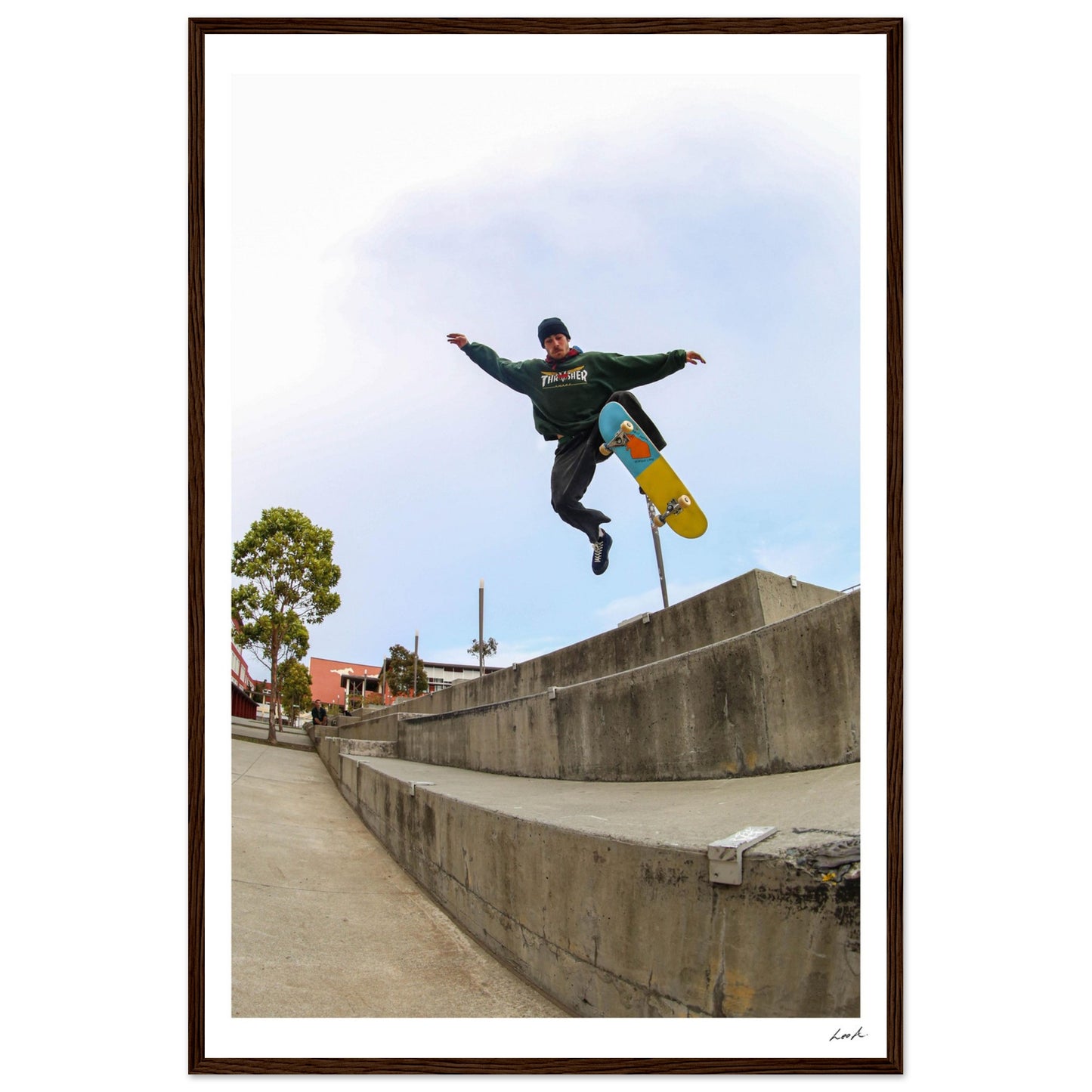 Brody Petulla No Comply Abraham Lincoln High School - Premium Matte Paper Wooden Framed Poster