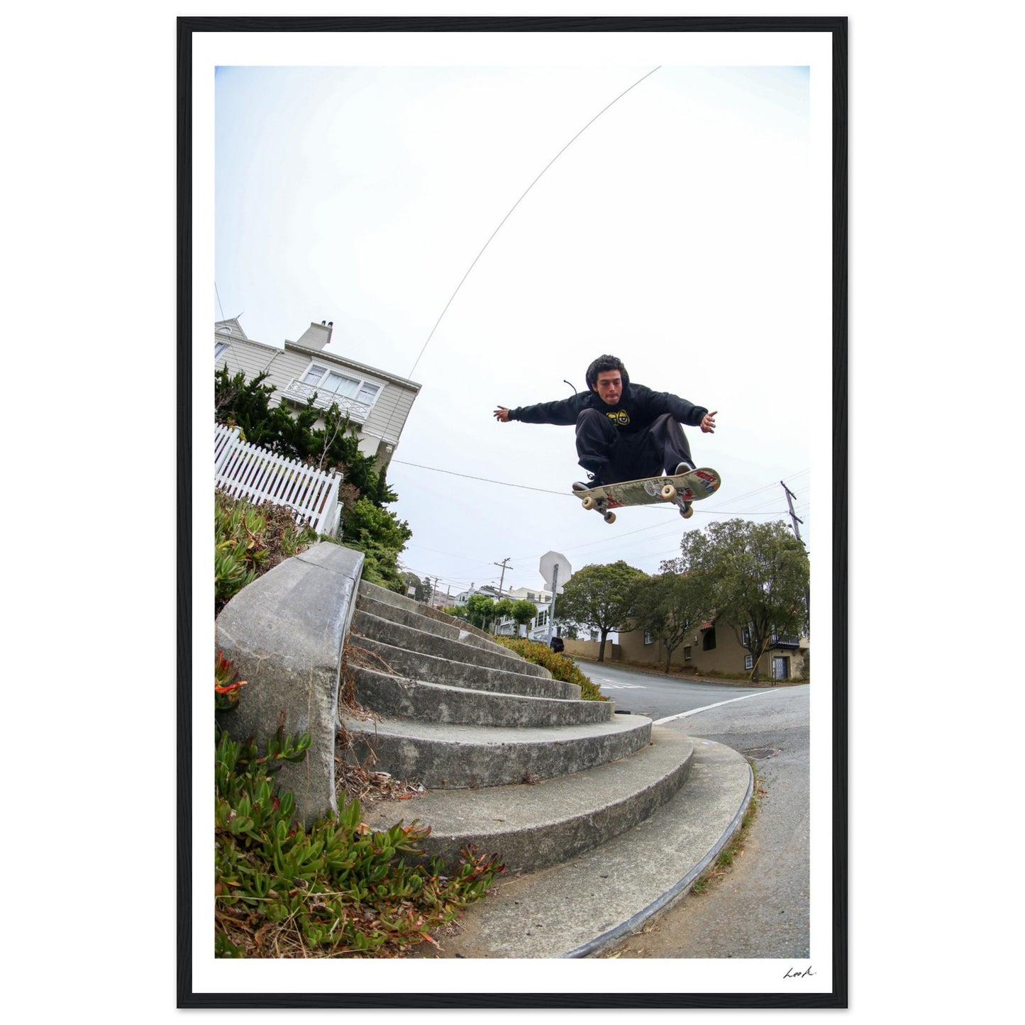 Ollie - Premium Matte Paper Wooden Framed Poster
