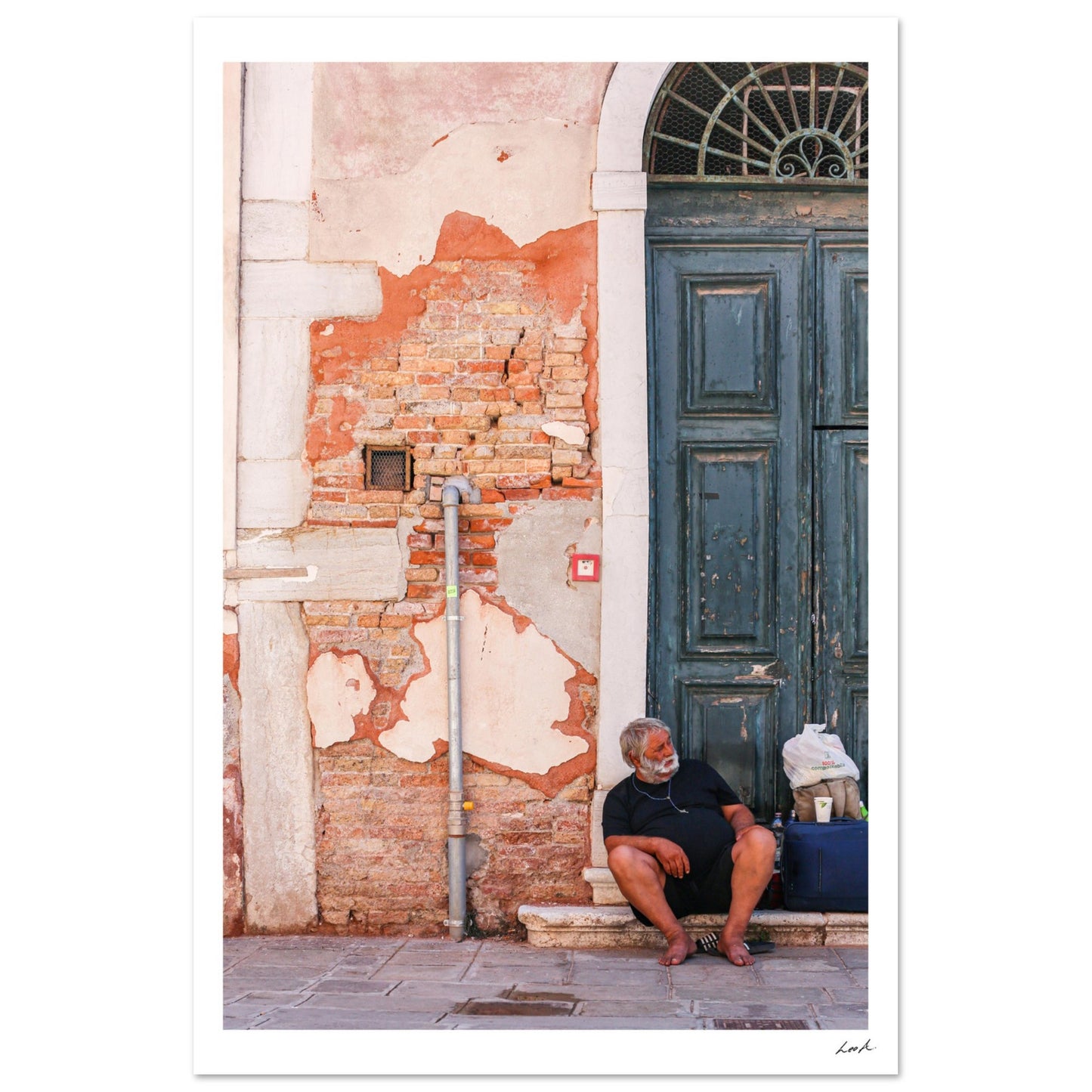 Street of Venice 4 - Aluminum Print
