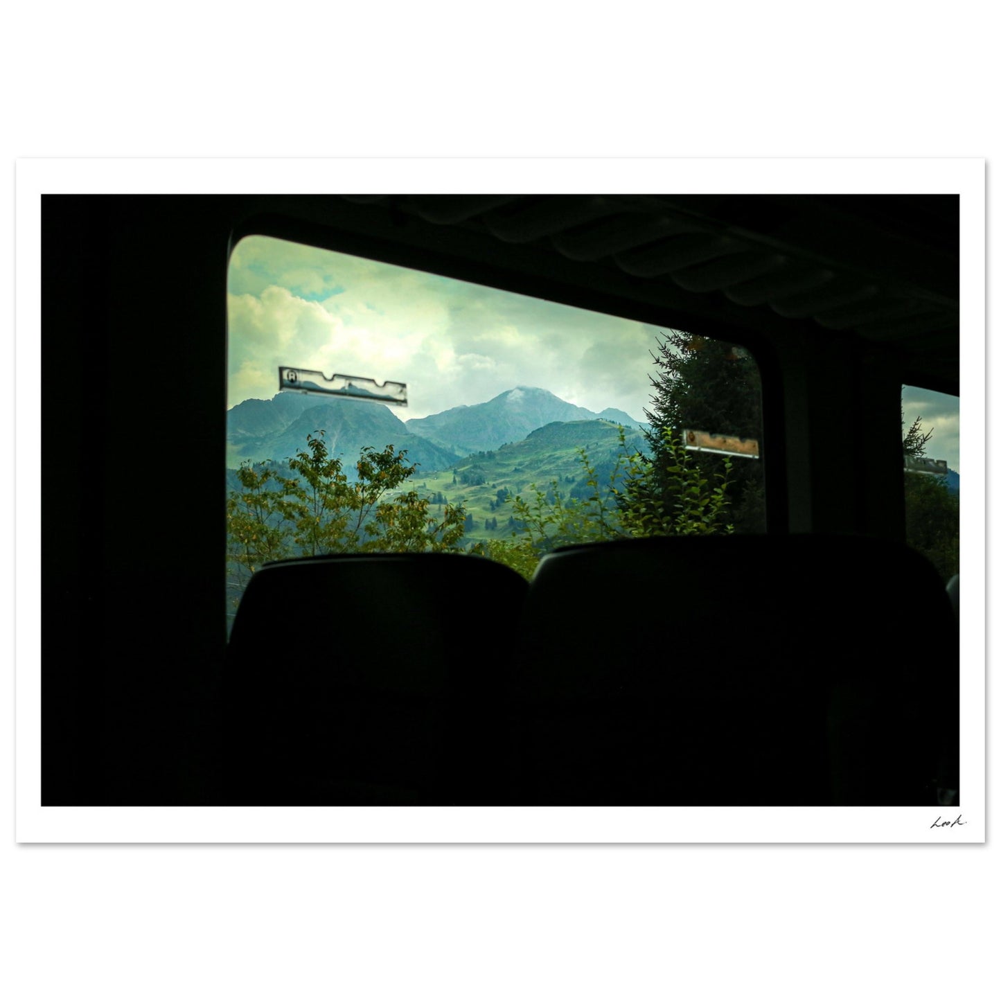 Austria Train View - Classic Matte Paper Poster
