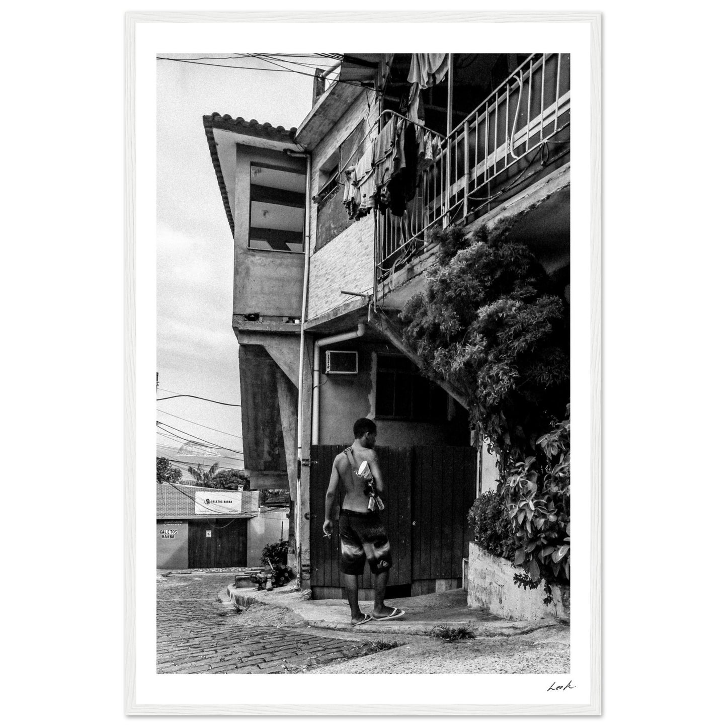 Street of RJ 3 - Premium Matte Paper Wooden Framed Poster
