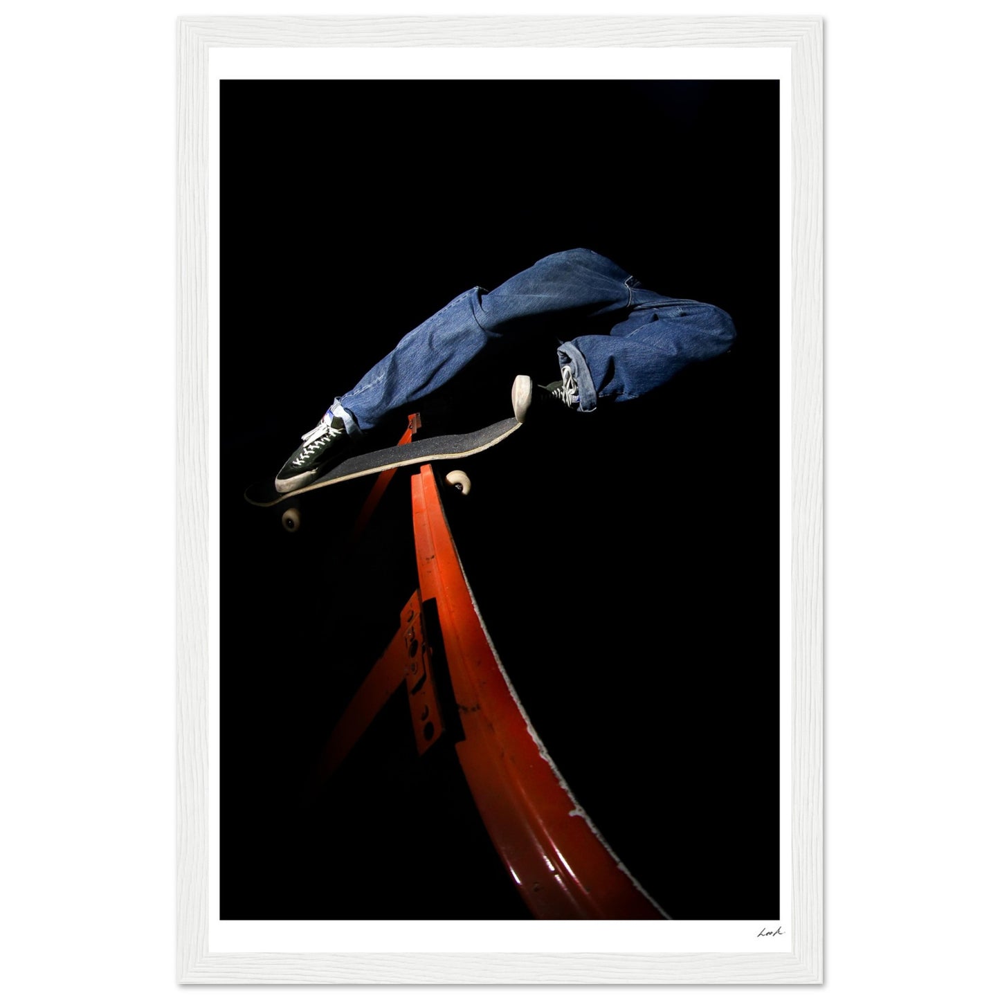 Lou Rock and Roll - Premium Matte Paper Wooden Framed Poster