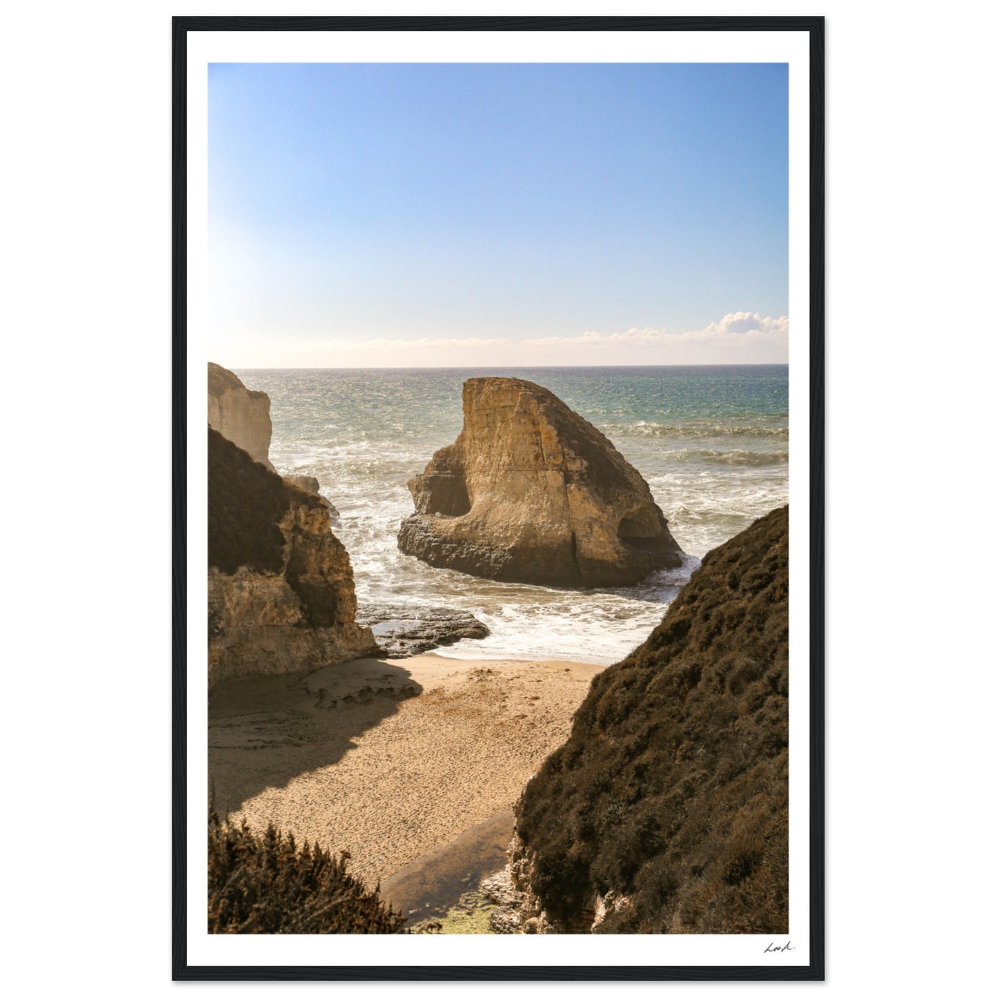 Daven Port Sharkfin - Premium Matte Paper Wooden Framed Poster