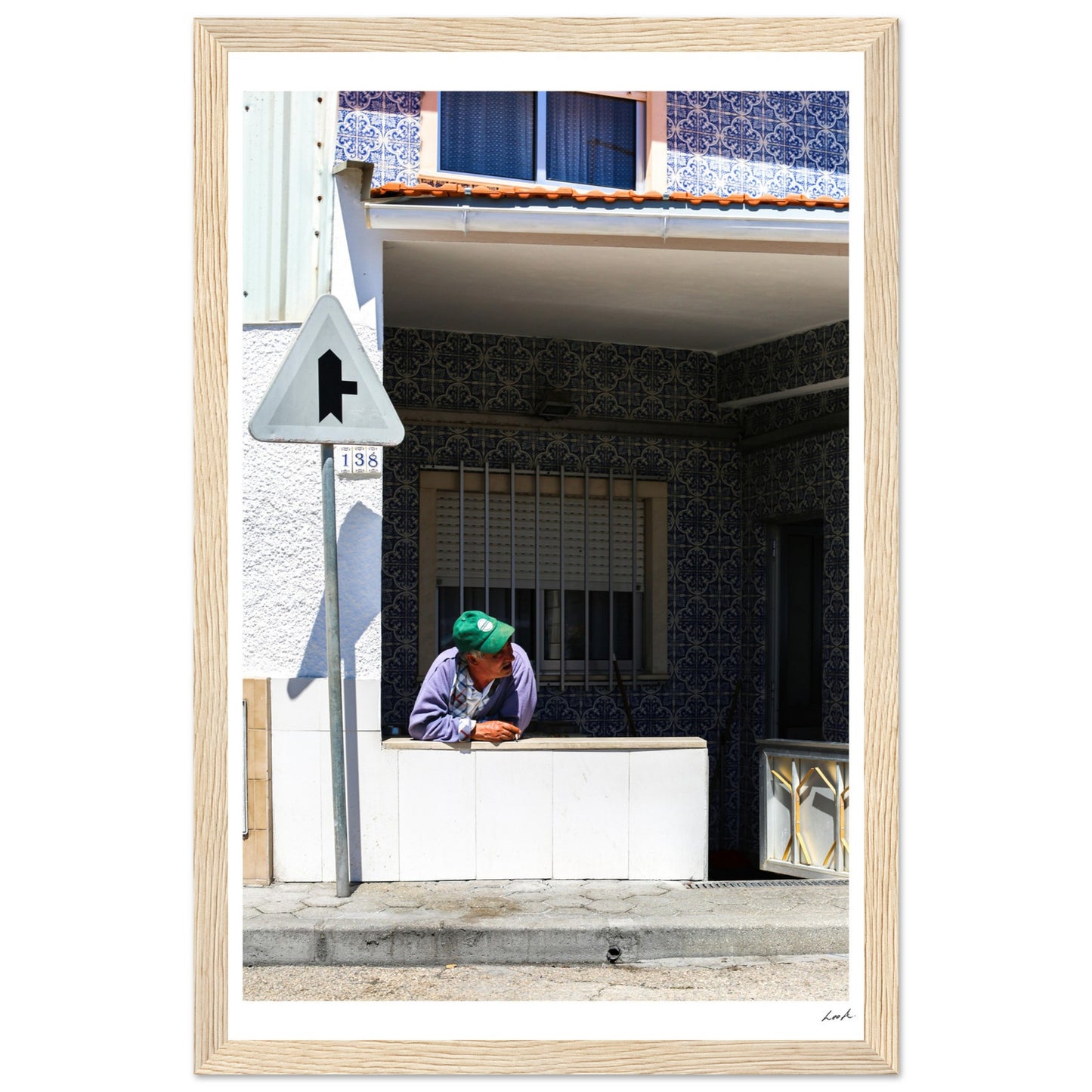 Morador de Costa Nova - Premium Matte Paper Wooden Framed Poster