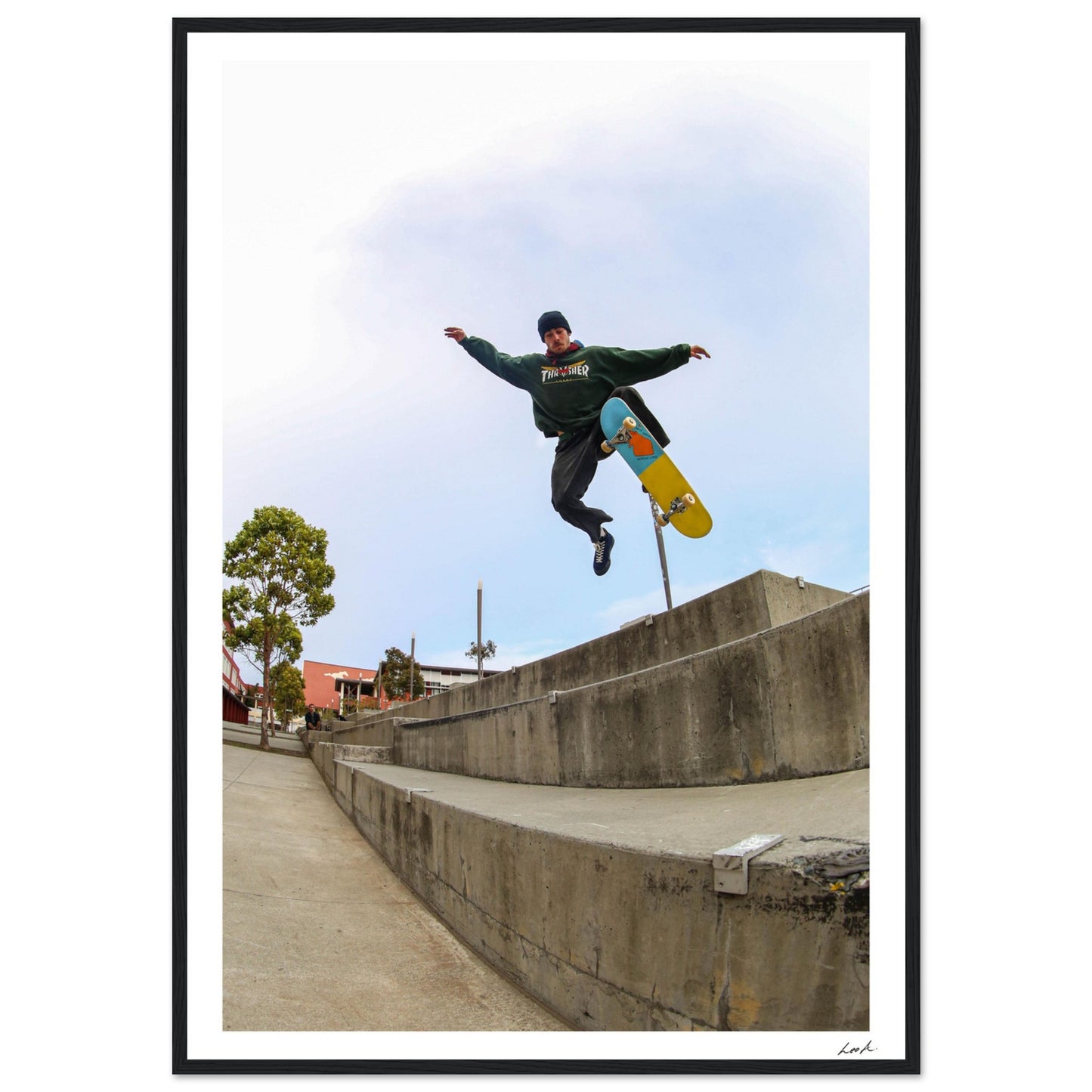 Brody Petulla No Comply Abraham Lincoln High School - Premium Matte Paper Wooden Framed Poster