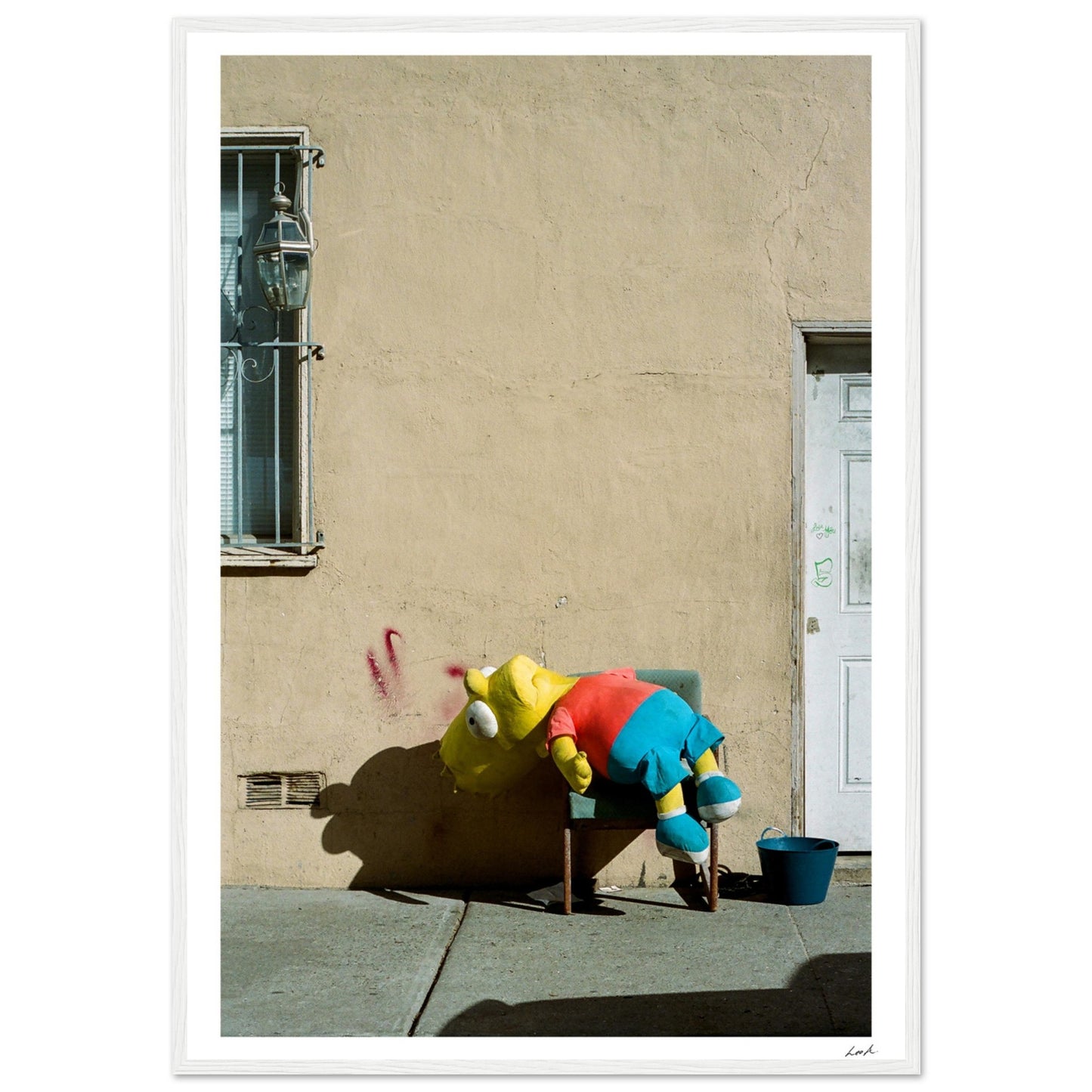 Bart Simpson Dead - Premium Matte Paper Wooden Framed Poster