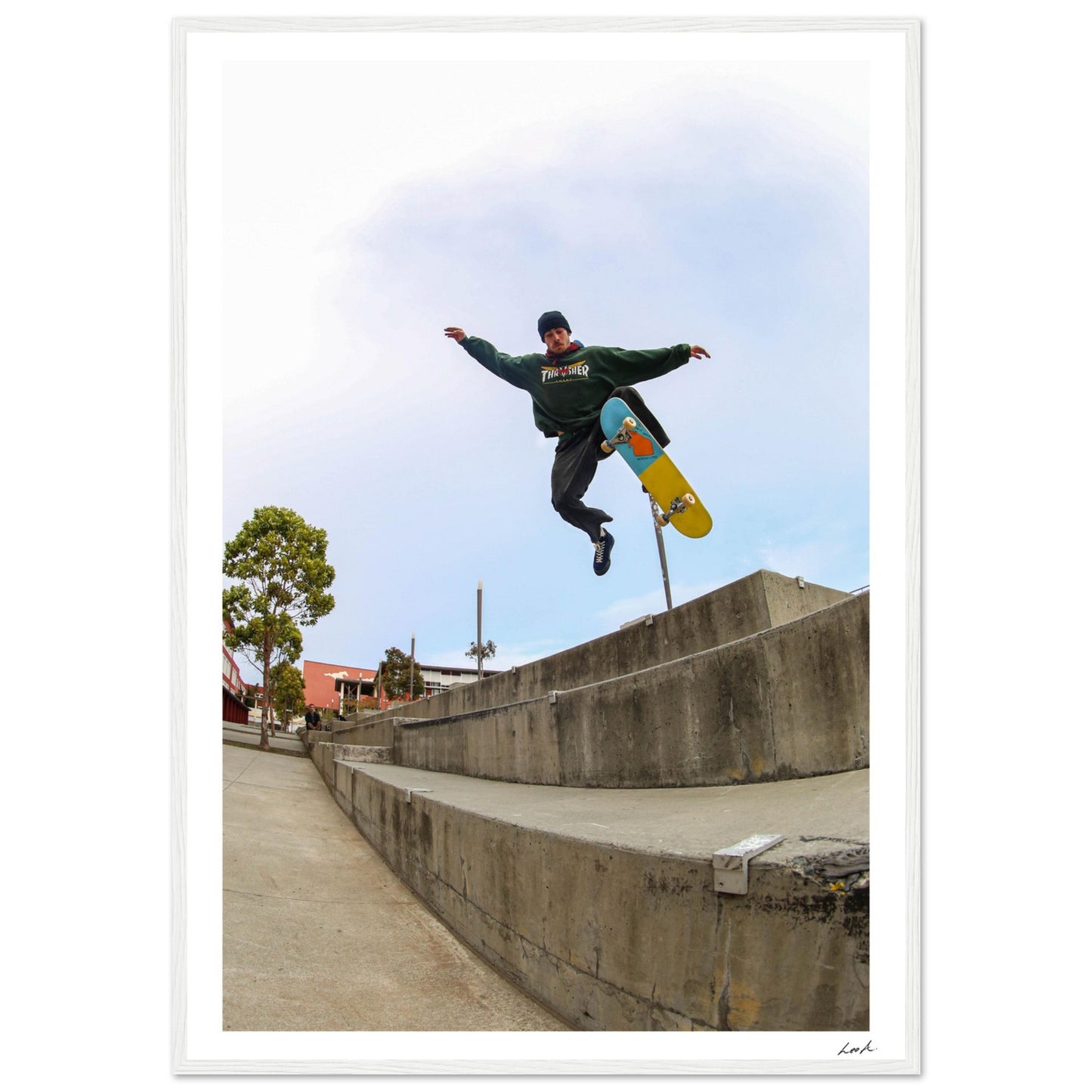 Brody Petulla No Comply Abraham Lincoln High School - Premium Matte Paper Wooden Framed Poster