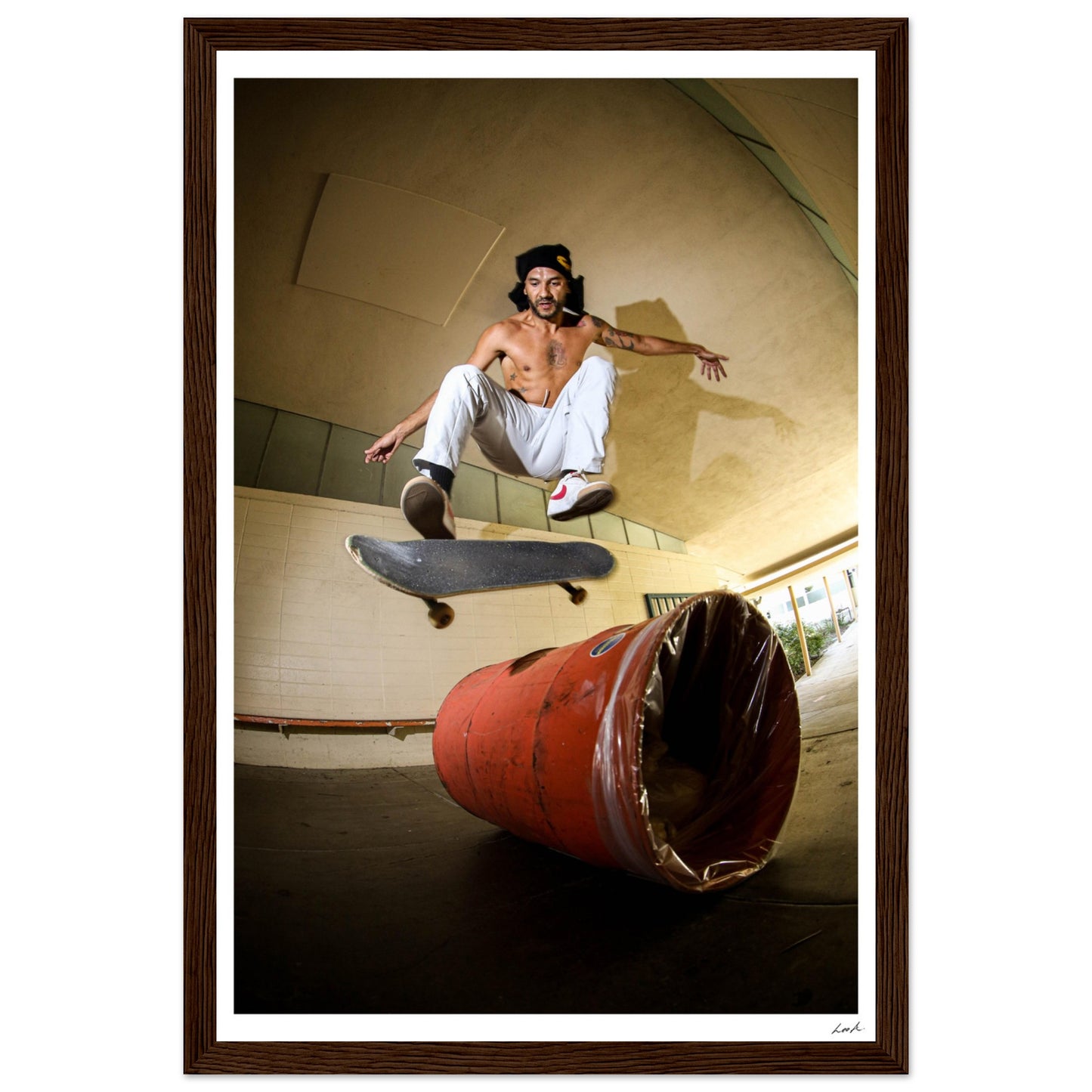 Kickflip 2 - Premium Matte Paper Wooden Framed Poster