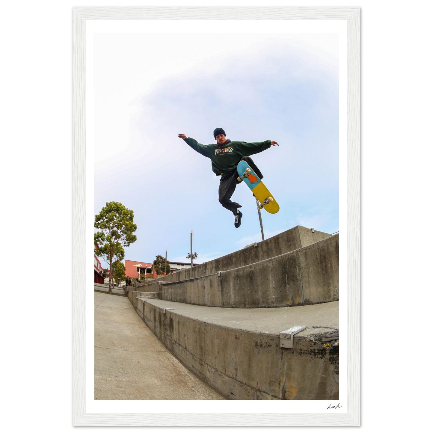 Brody Petulla No Comply Abraham Lincoln High School - Premium Matte Paper Wooden Framed Poster