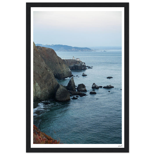 Point Bonita Lighthouse - Premium Matte Paper Wooden Framed Poster