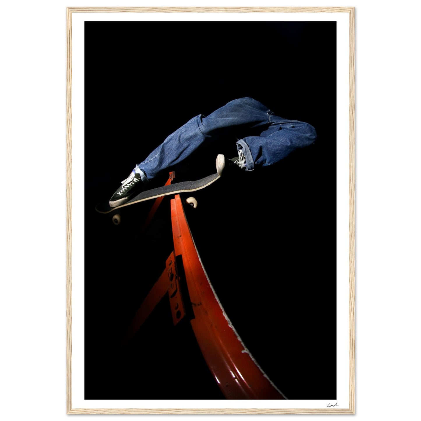 Lou Rock and Roll - Premium Matte Paper Wooden Framed Poster
