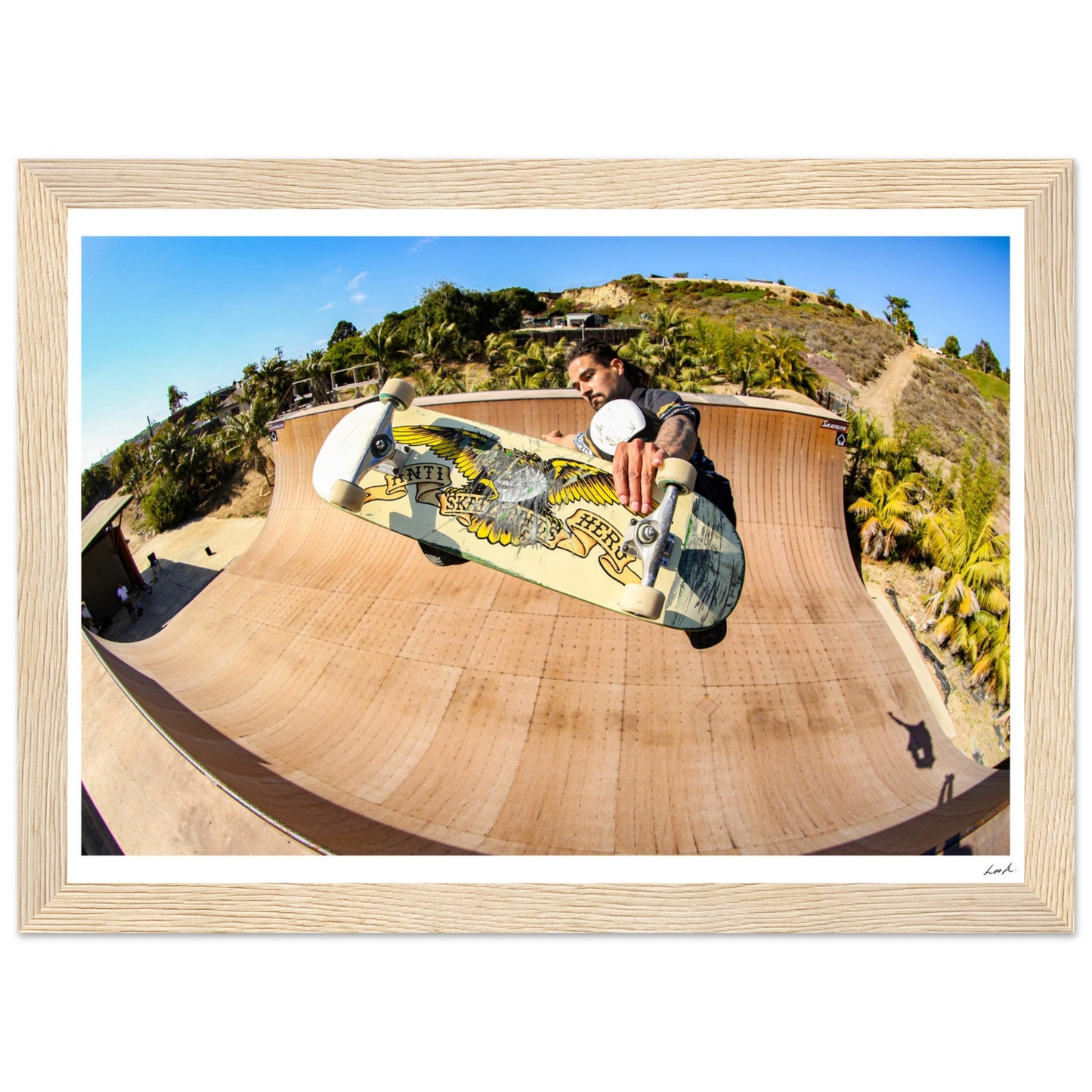 Front Side Air - Premium Matte Paper Wooden Framed Poster