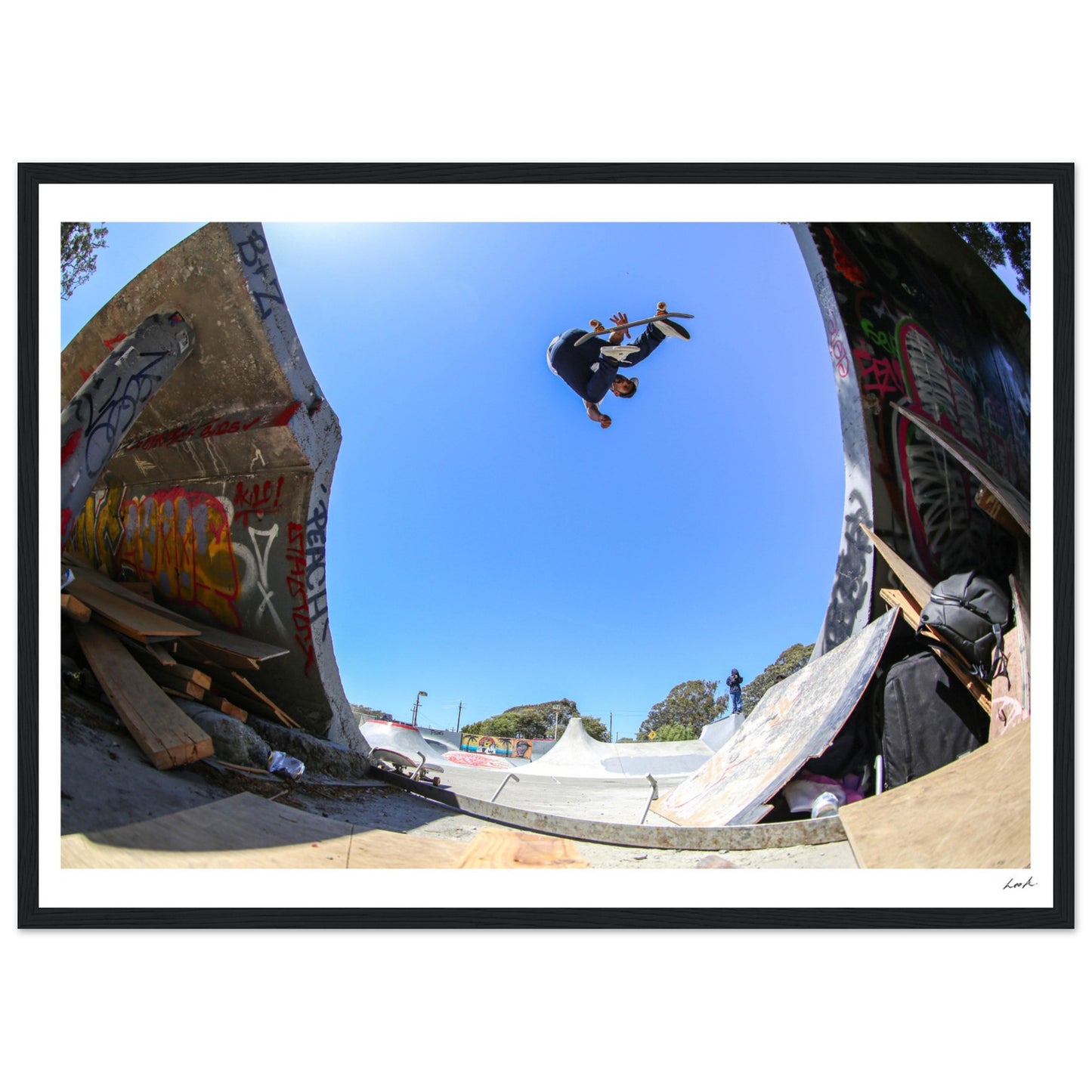 Treasure Island CA - Premium Matte Paper Wooden Framed Poster