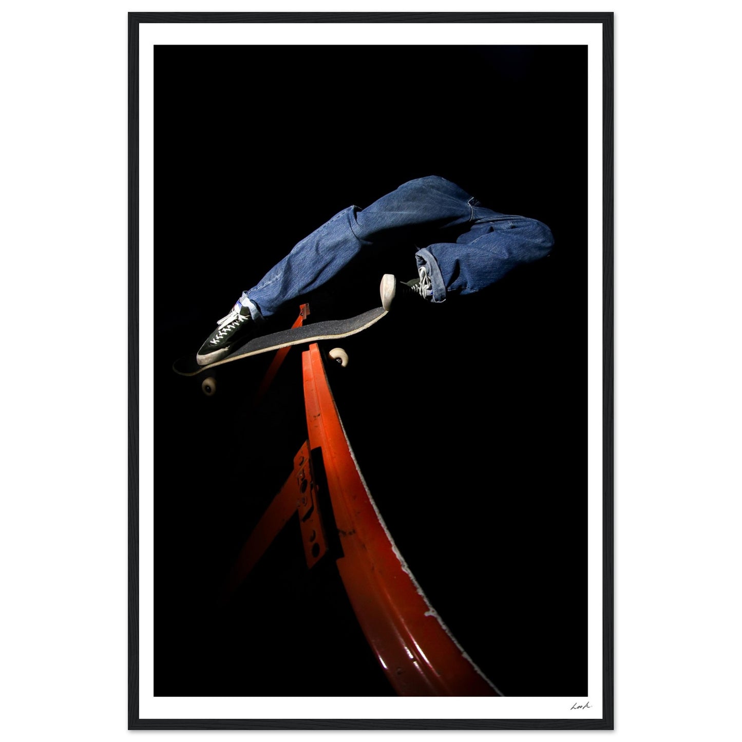 Lou Rock and Roll - Premium Matte Paper Wooden Framed Poster