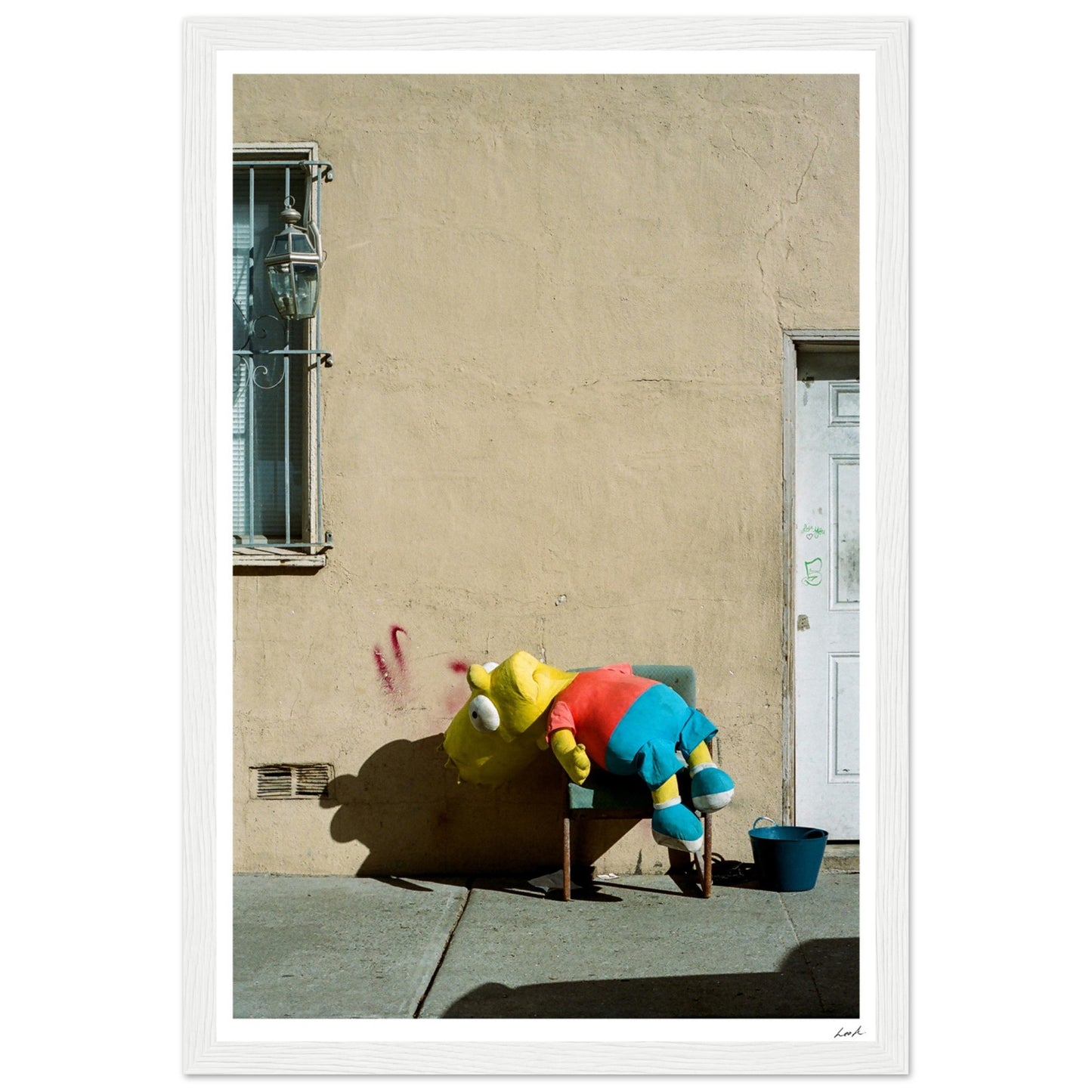 Bart Simpson Dead - Premium Matte Paper Wooden Framed Poster