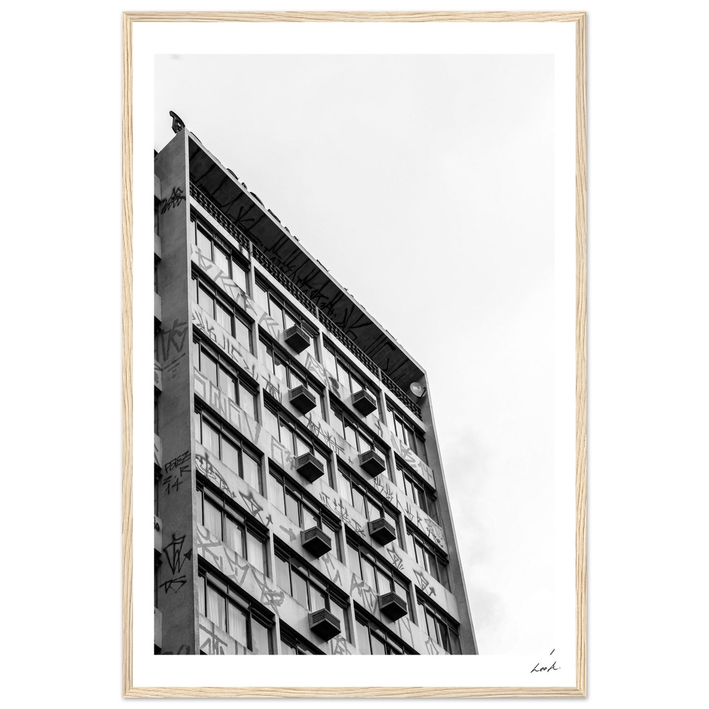 Street of CWB 3 - Premium Matte Paper Wooden Framed Poster
