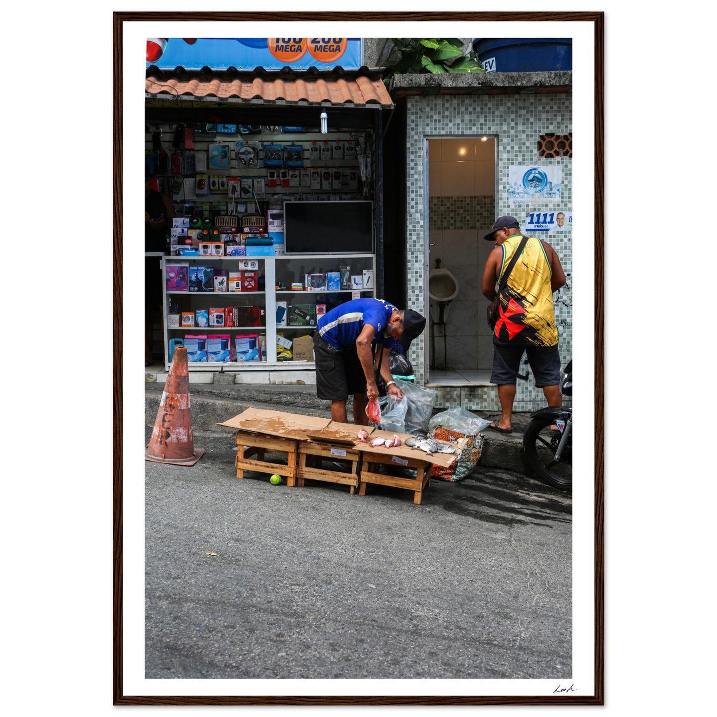 Street of RJ 2 - Premium Matte Paper Wooden Framed Poster
